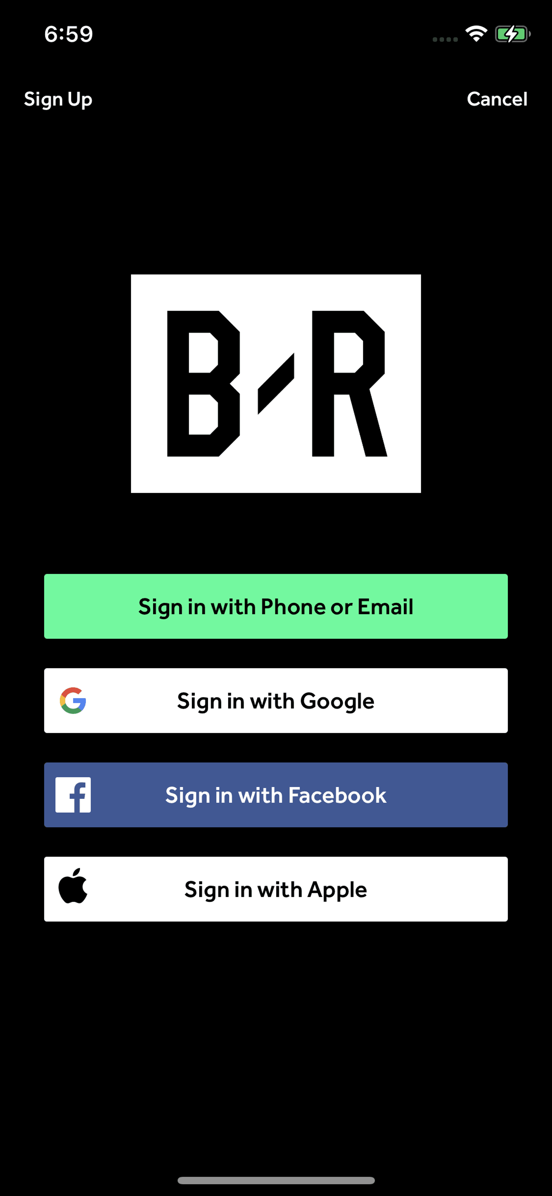 Bleacher Report iOS Sports interface screenshot 2