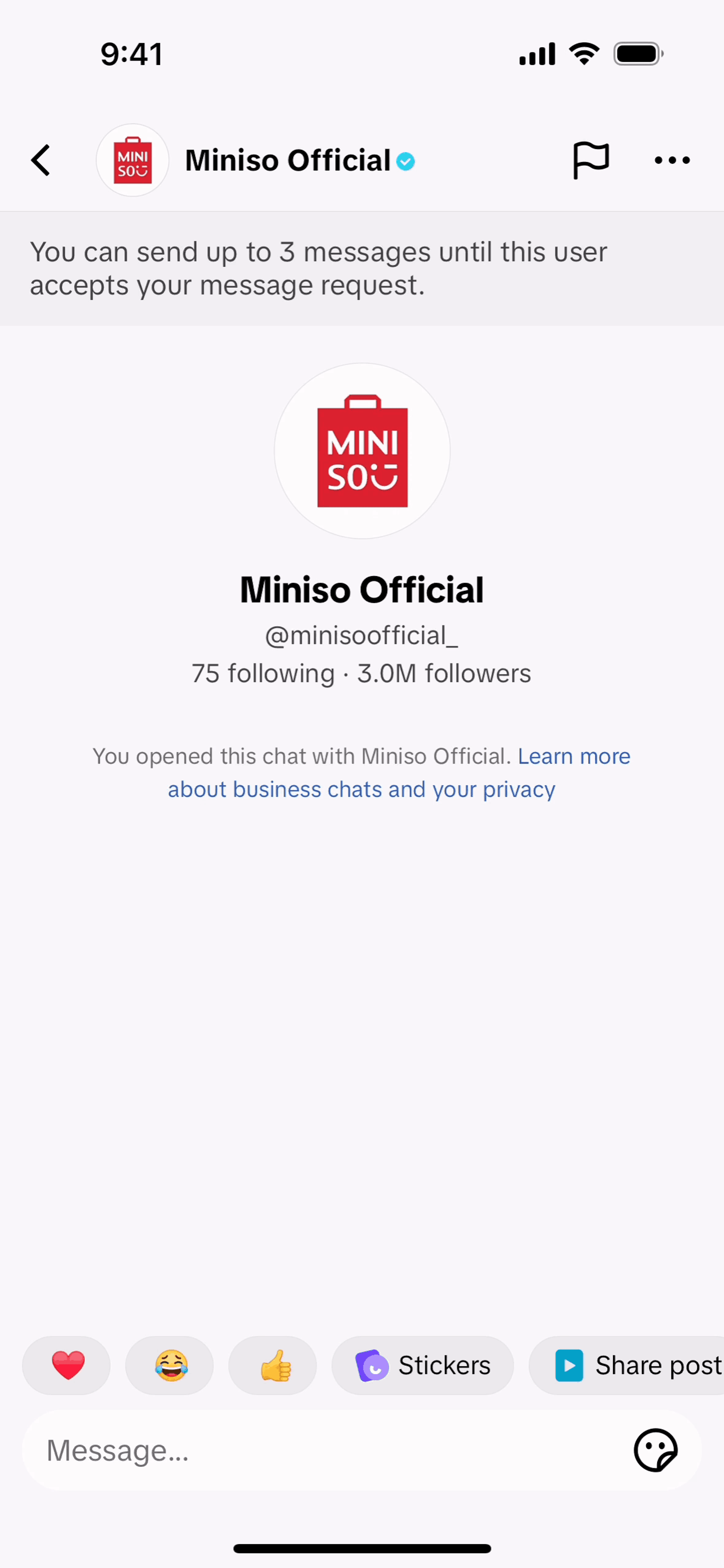 TikTok iOS Social Networking interface screenshot 16
