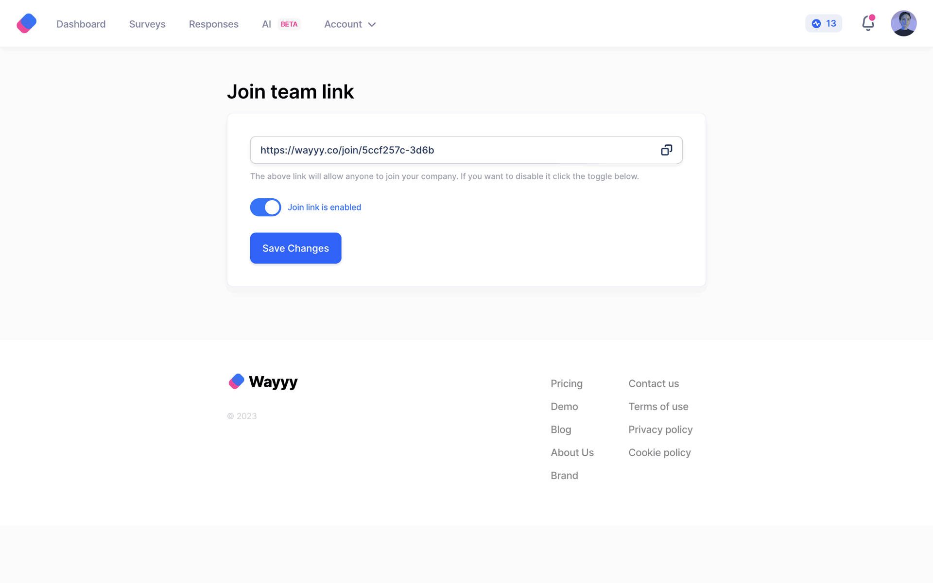 Wayyy Web AI interface screenshot 17