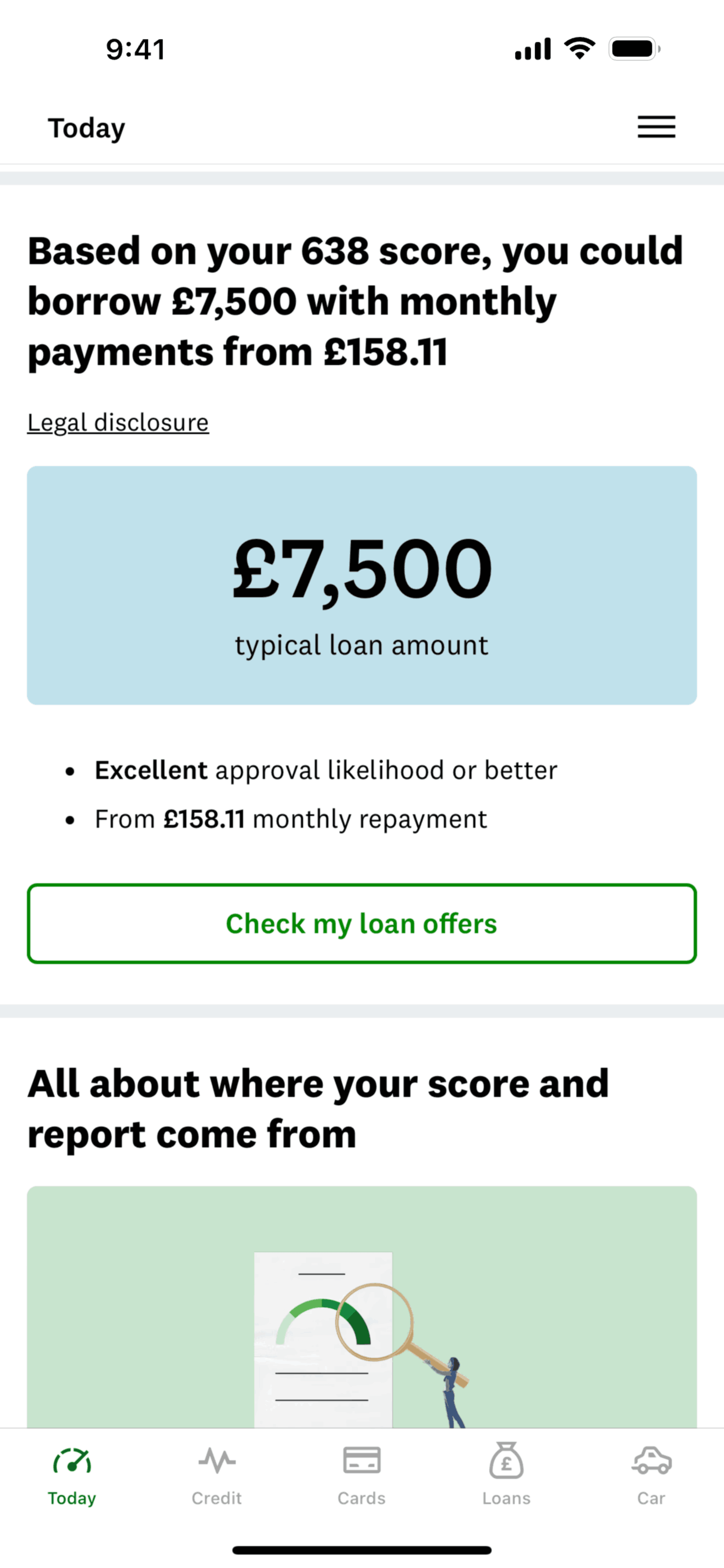 Credit Karma iOS Finance interface screenshot 22