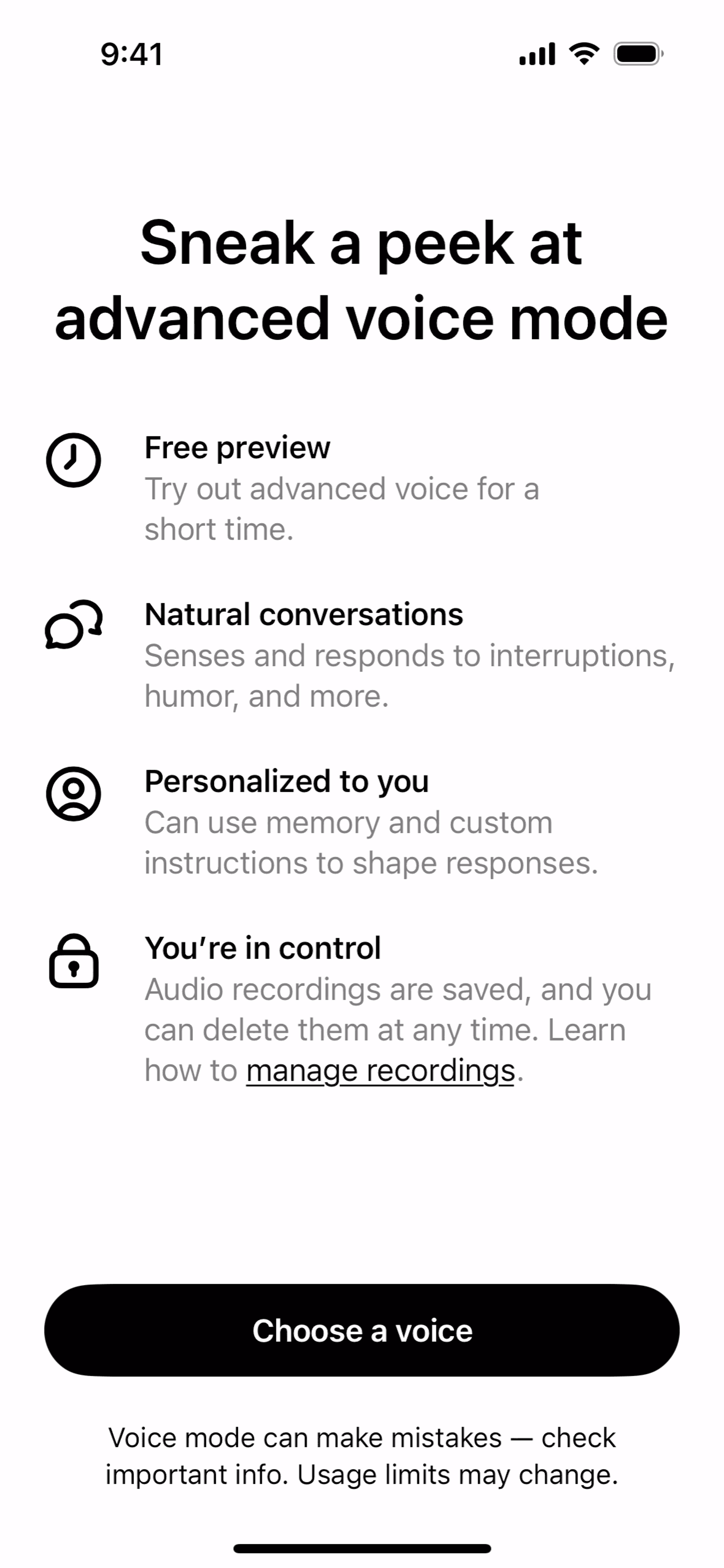 ChatGPT iOS AI interface screenshot 20