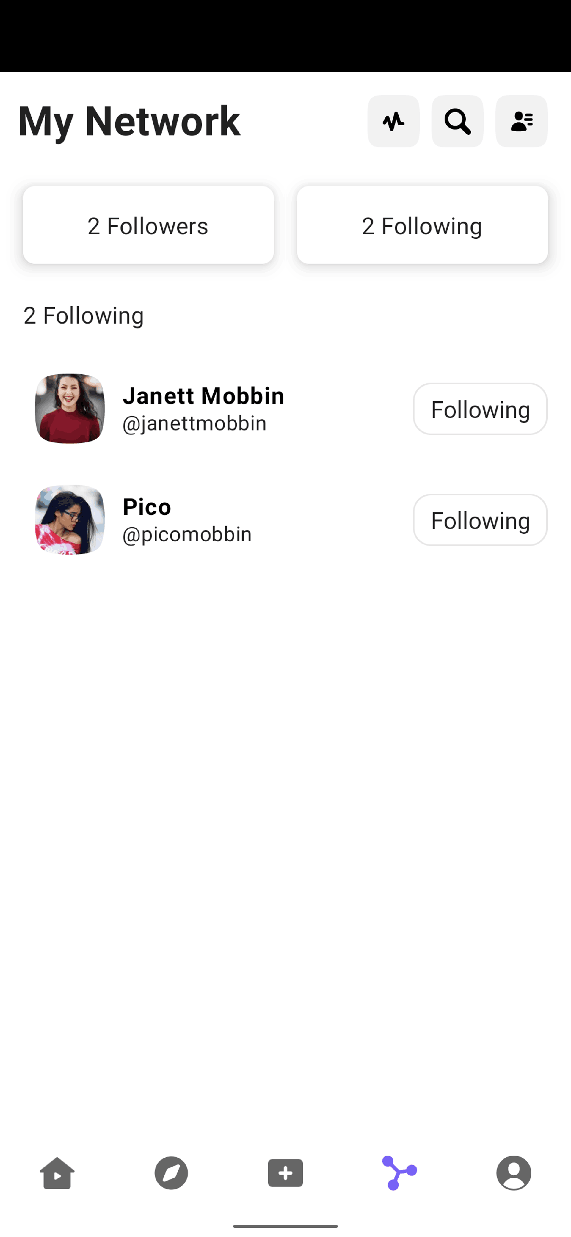 Airtime Android Social Networking interface screenshot 6