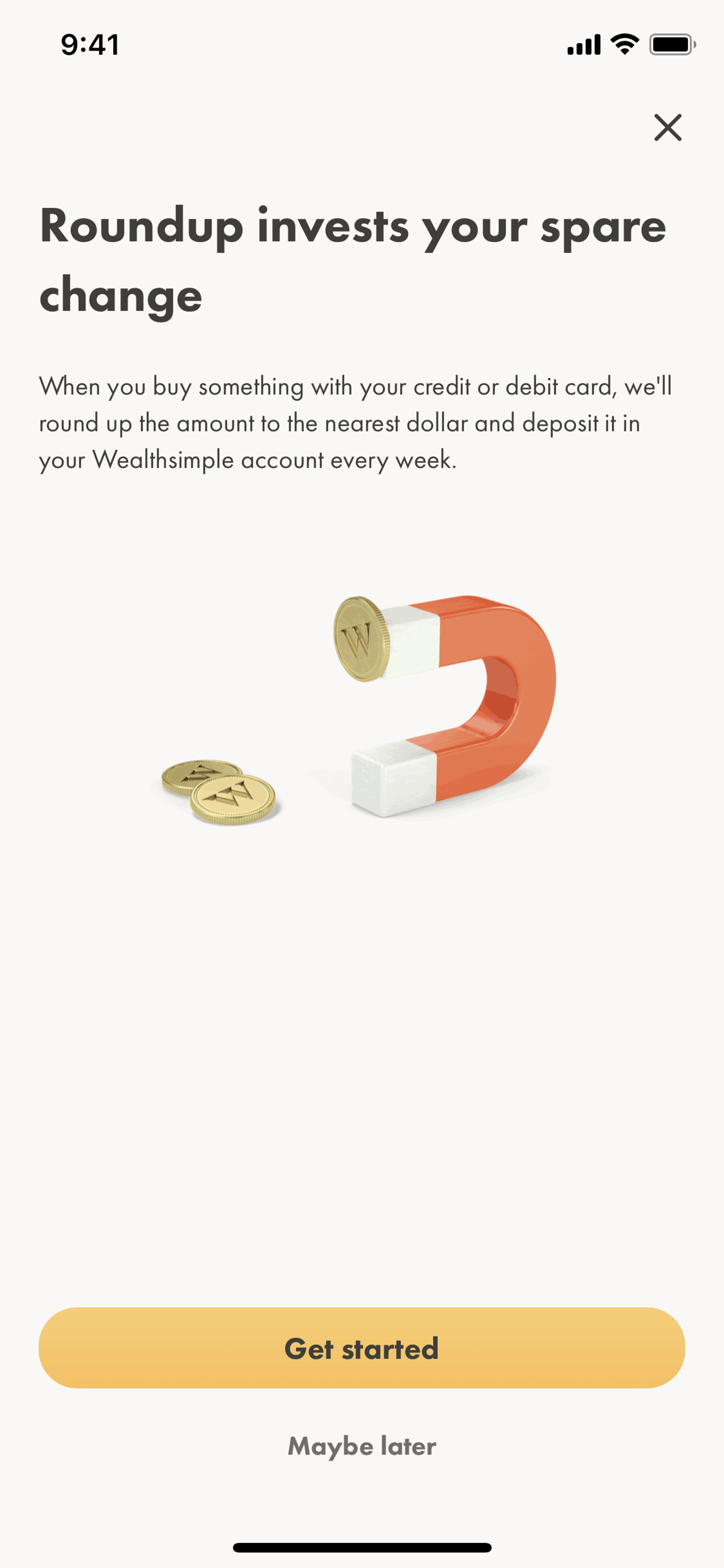 Wealthsimple Invest iOS Finance interface screenshot 18