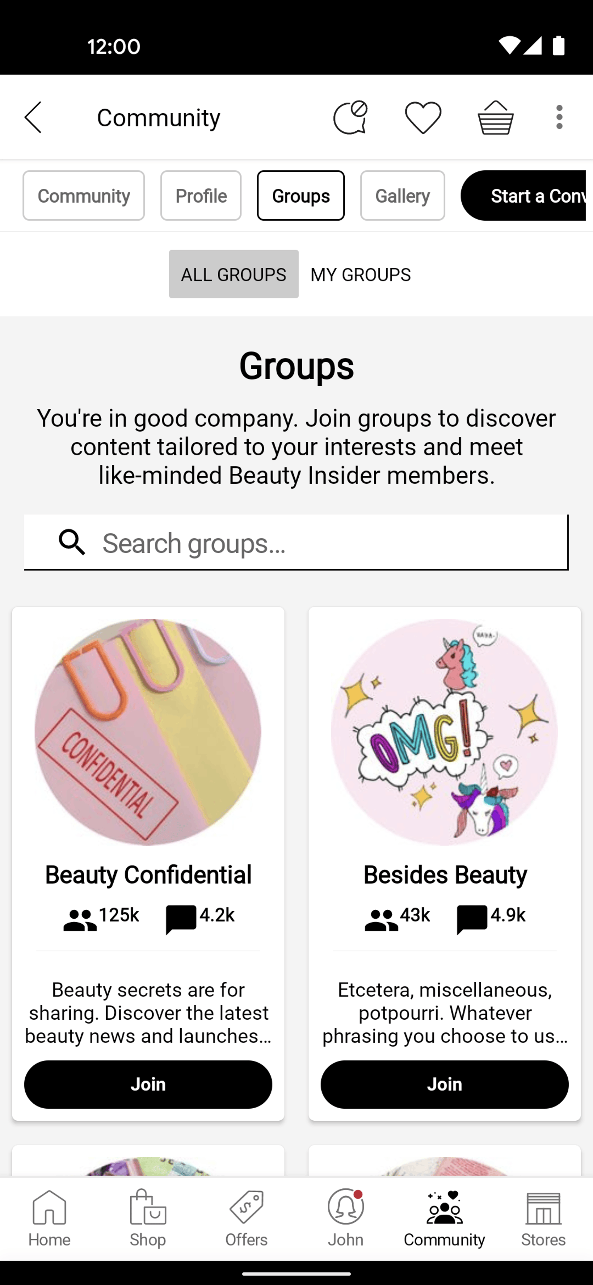 Sephora Android Shopping interface screenshot 10