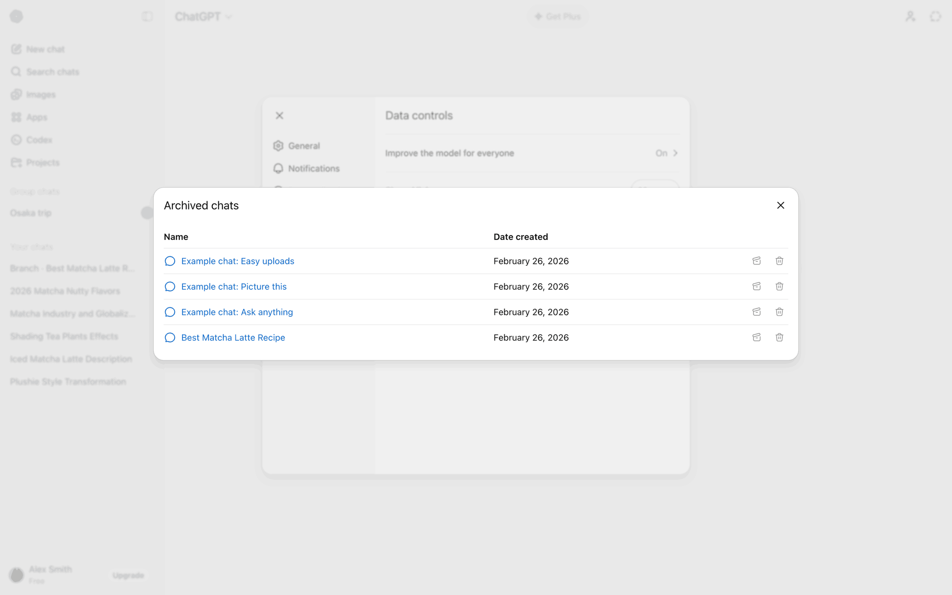 ChatGPT Web AI interface screenshot 10