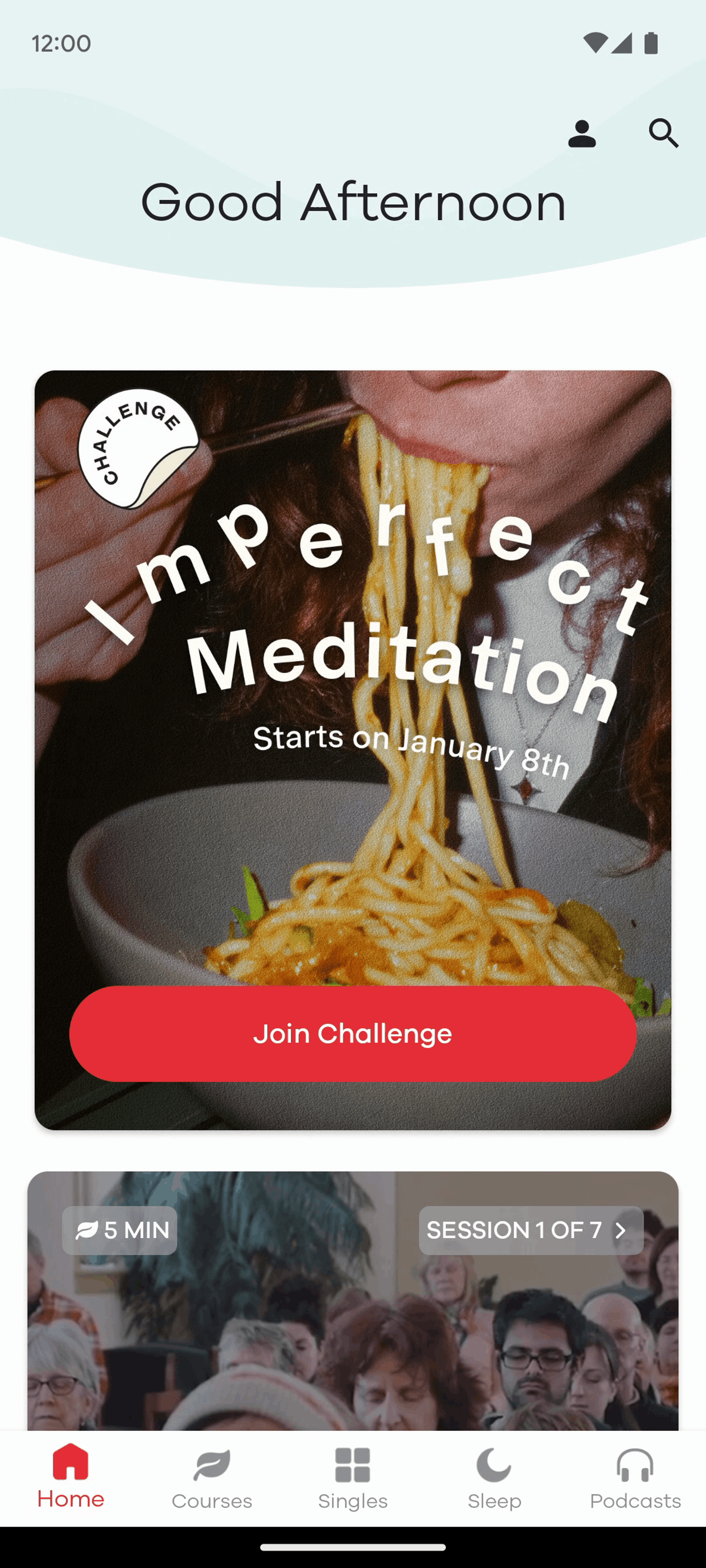 Ten Percent Happier Android Health & Fitness interface screenshot 3