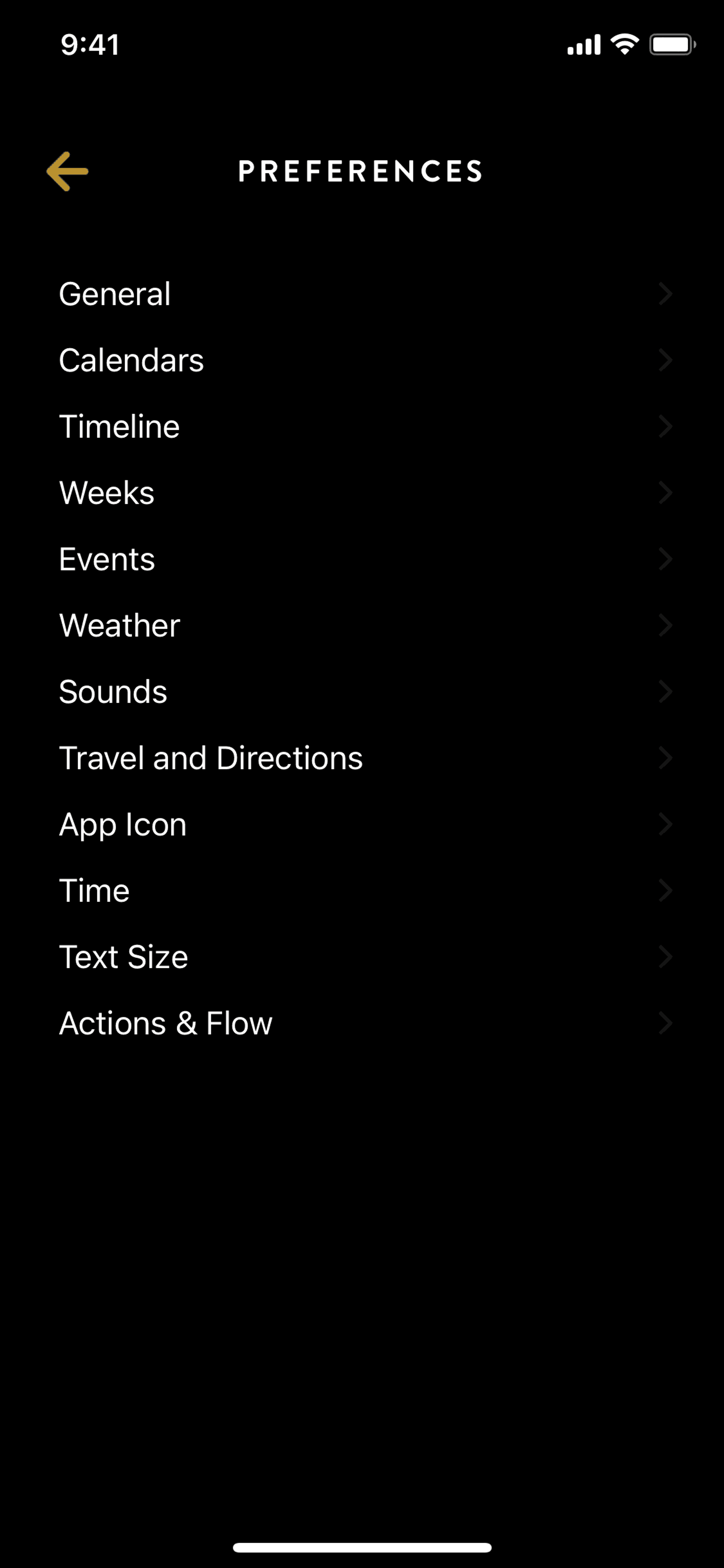 Timepage iOS Productivity interface screenshot 4
