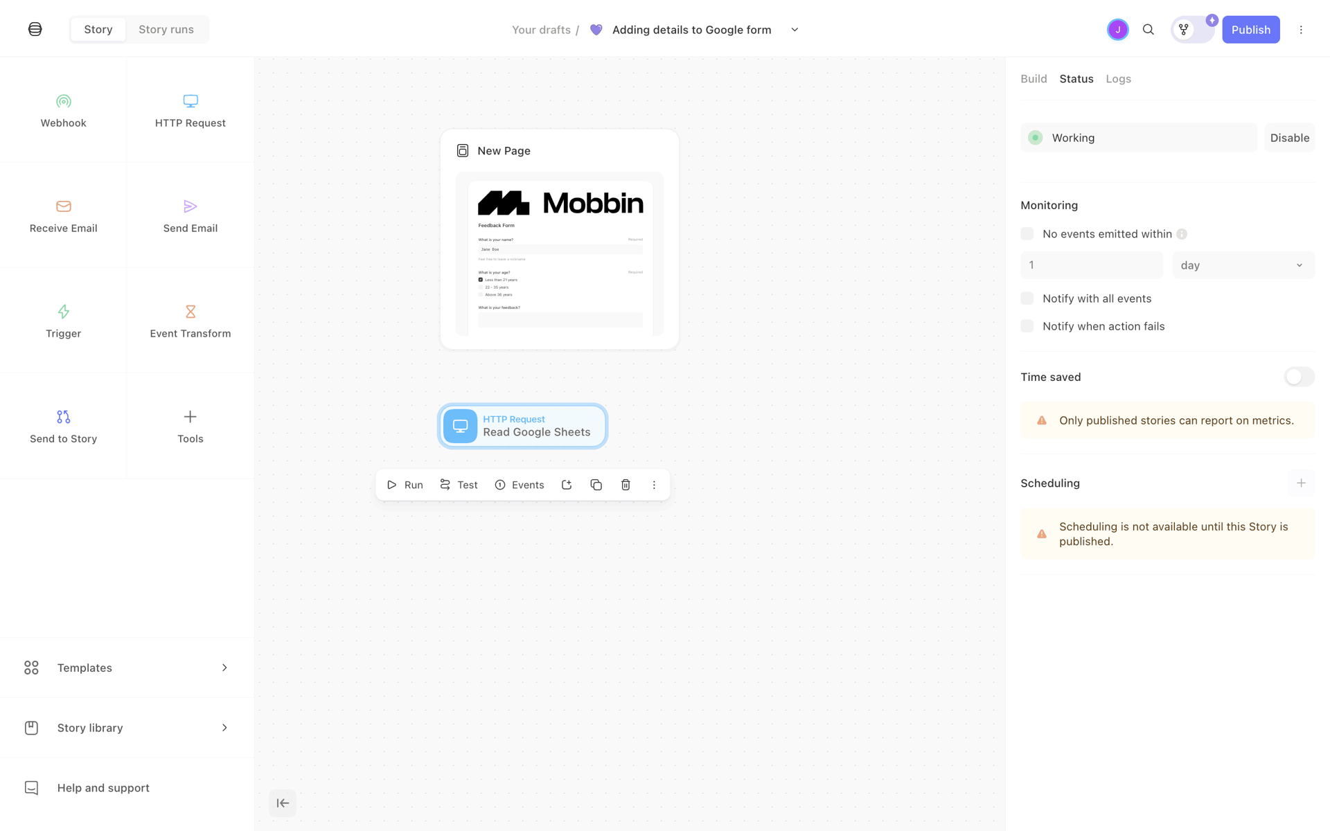 Tines Web Collaboration interface screenshot 17