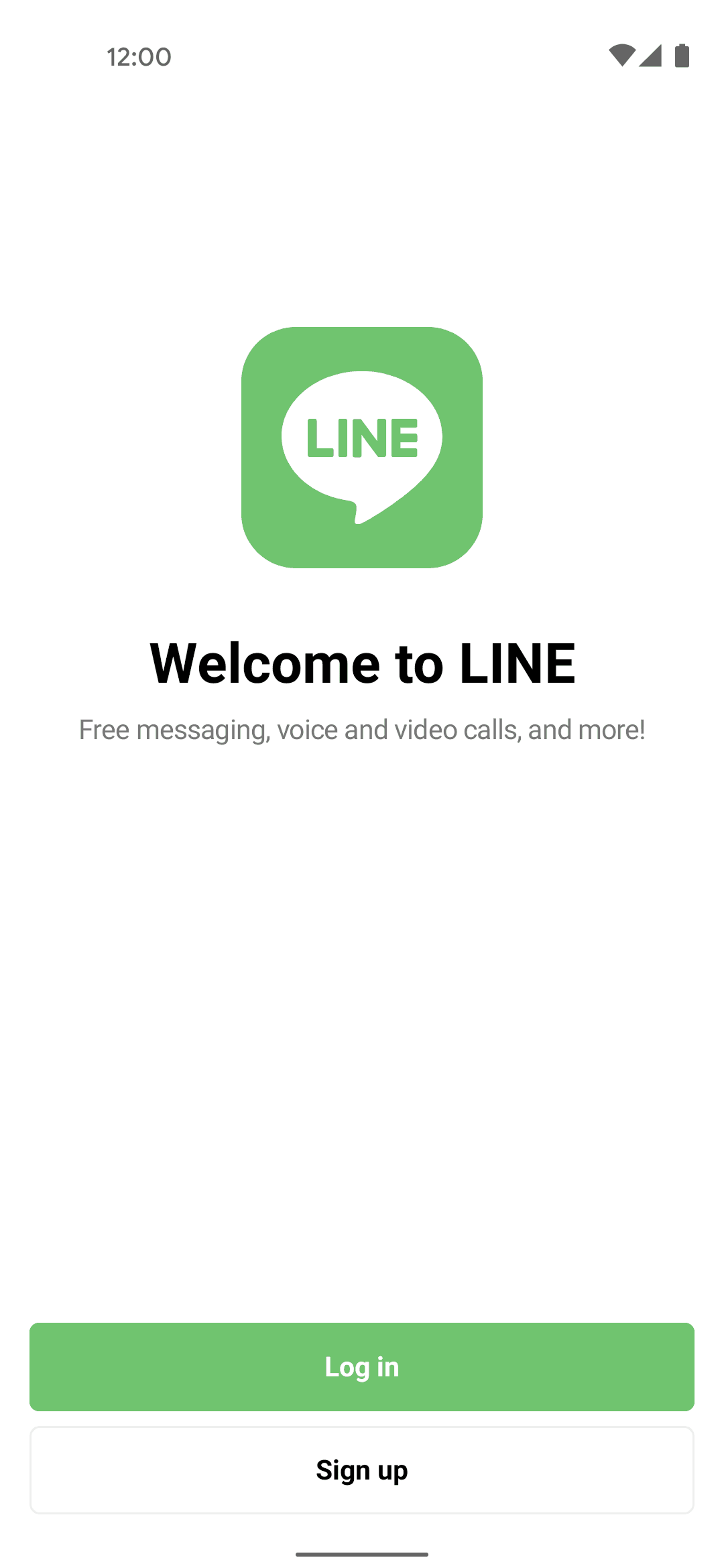 LINE Android Social Networking interface screenshot 6