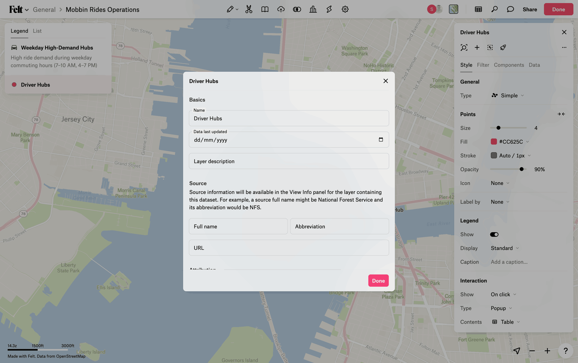 Felt Web mapping interface screenshot 5
