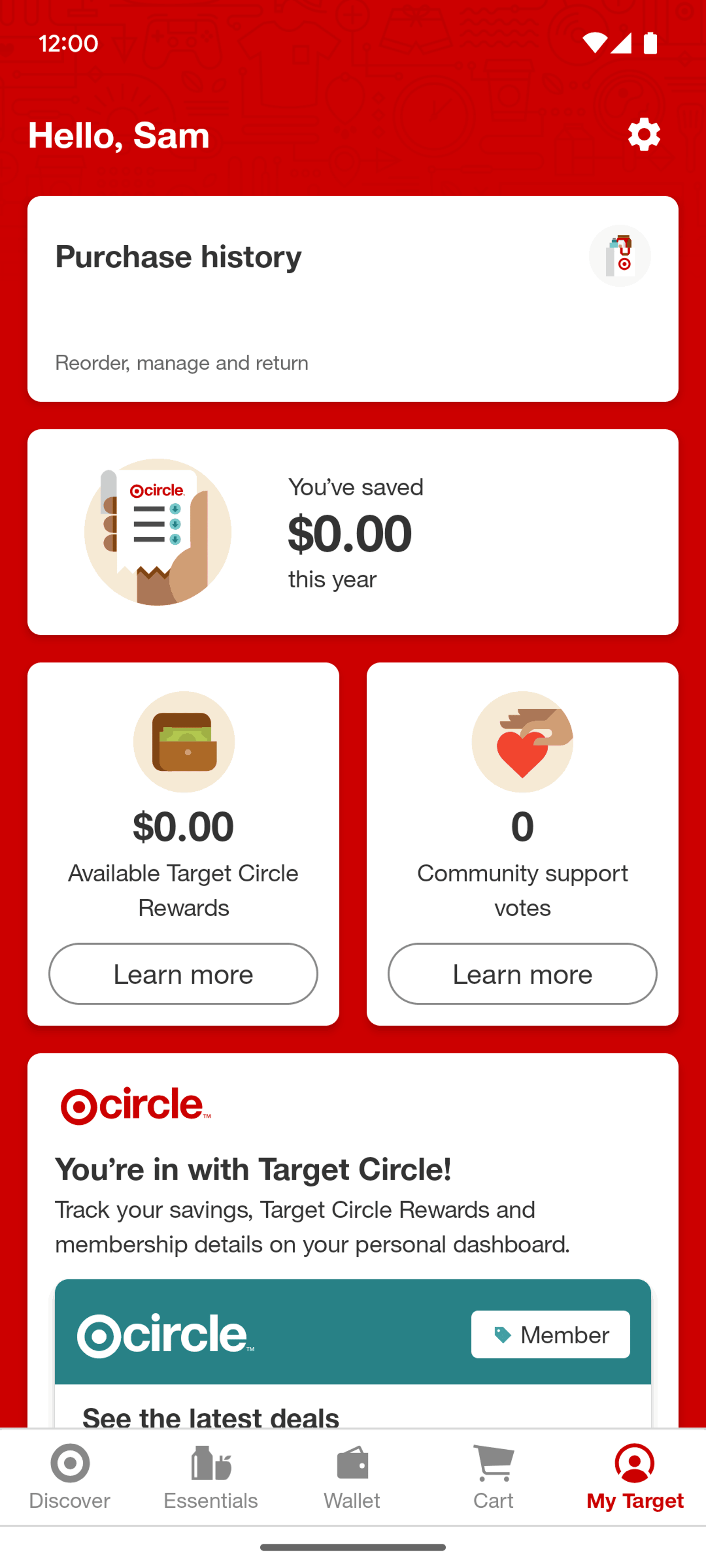 Target Android Shopping interface screenshot 17