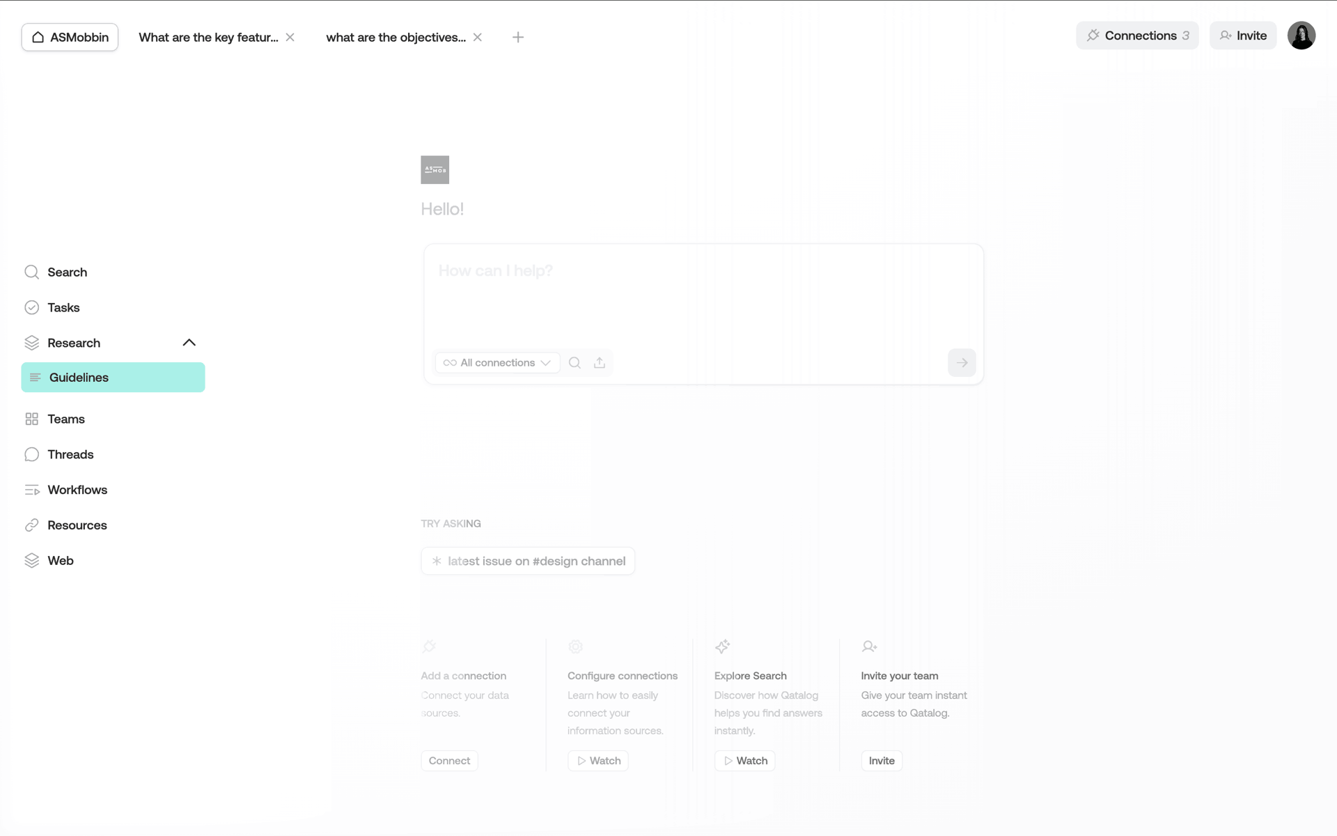 Qatalog Web Business interface screenshot 9