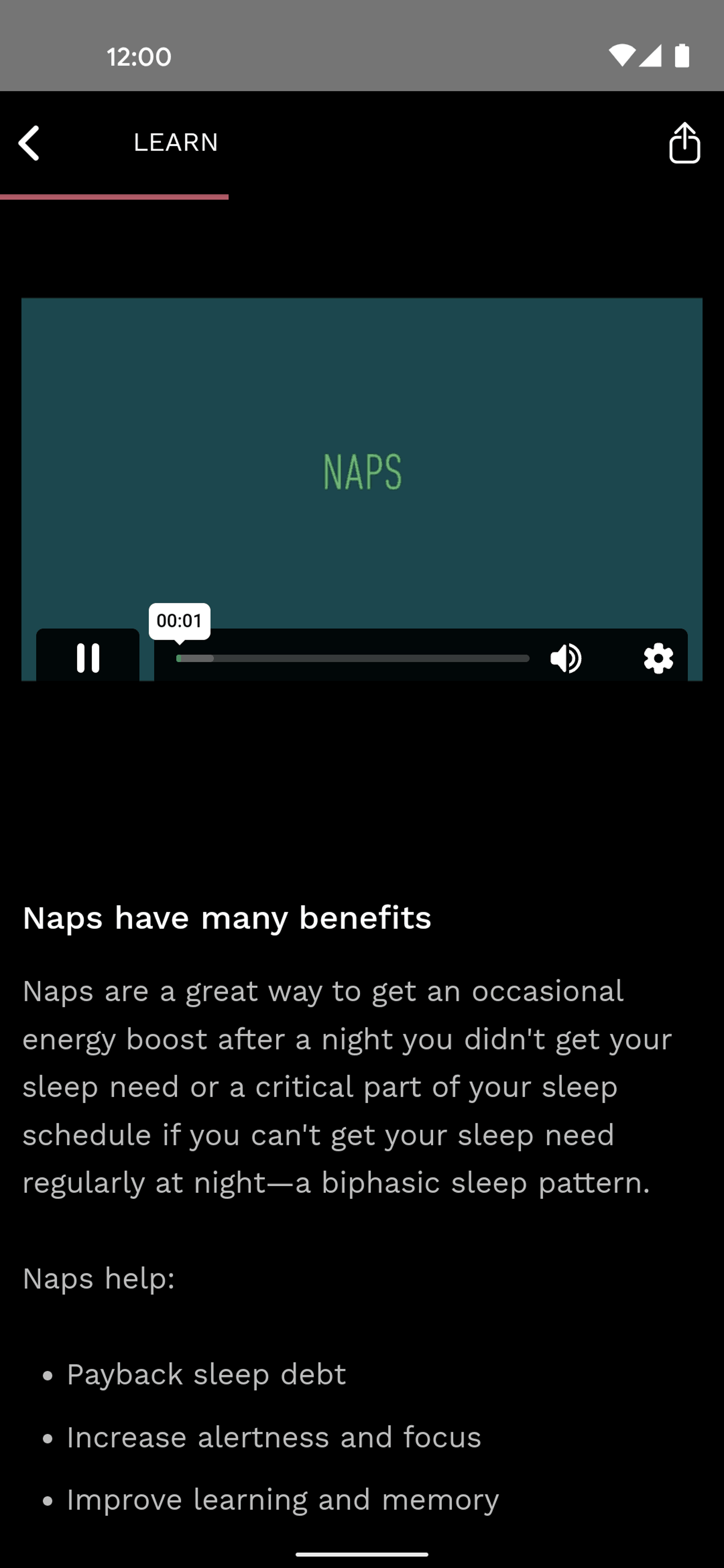 Rise Android Health & Fitness interface screenshot 8