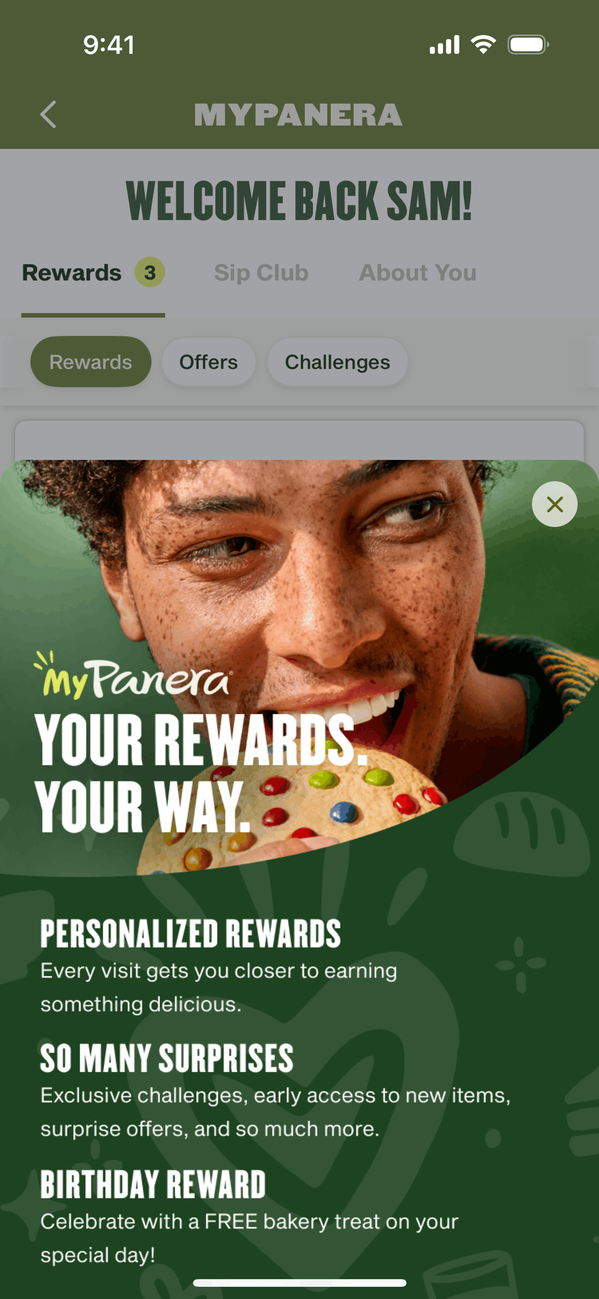 Panera Bread iOS Food & Drink interface screenshot 5