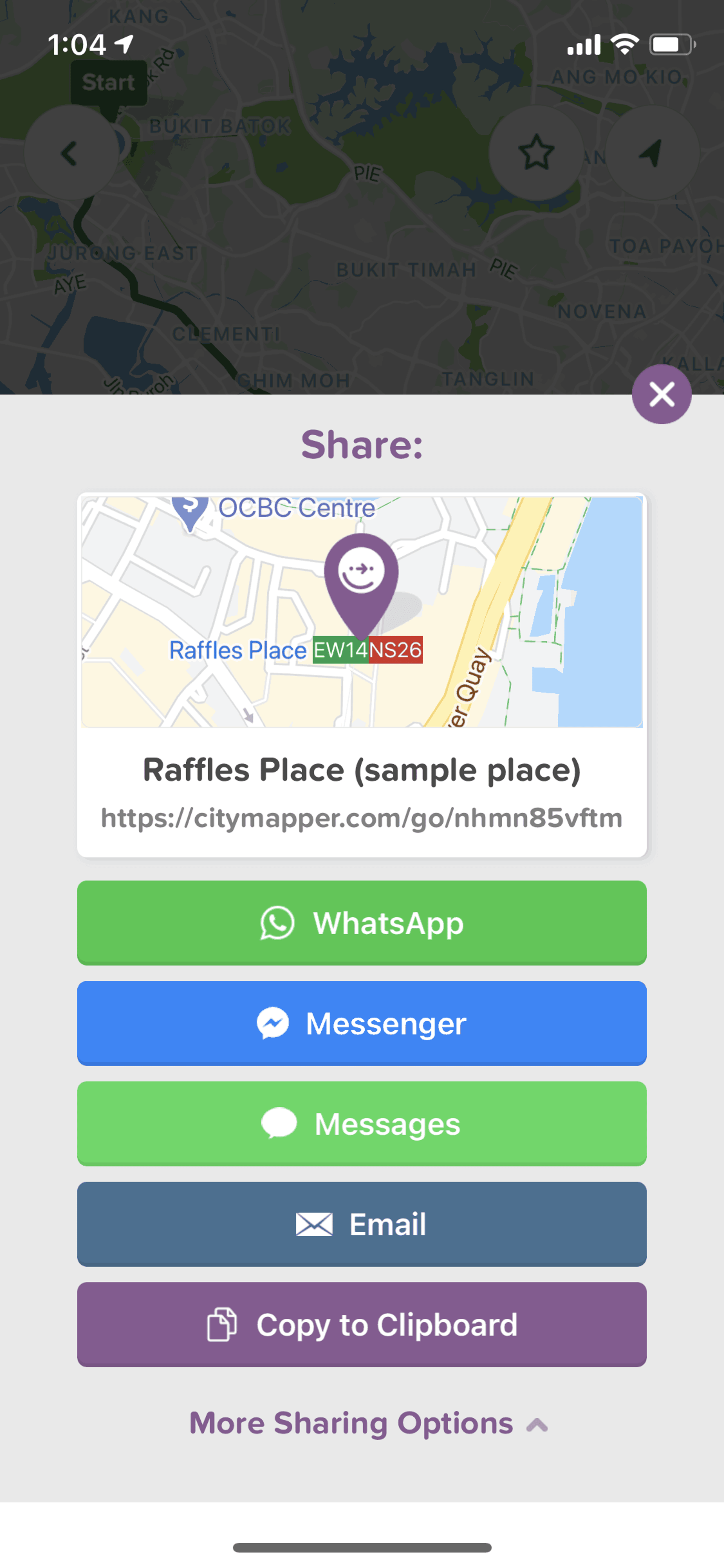 Citymapper iOS Maps & Navigation interface screenshot 21
