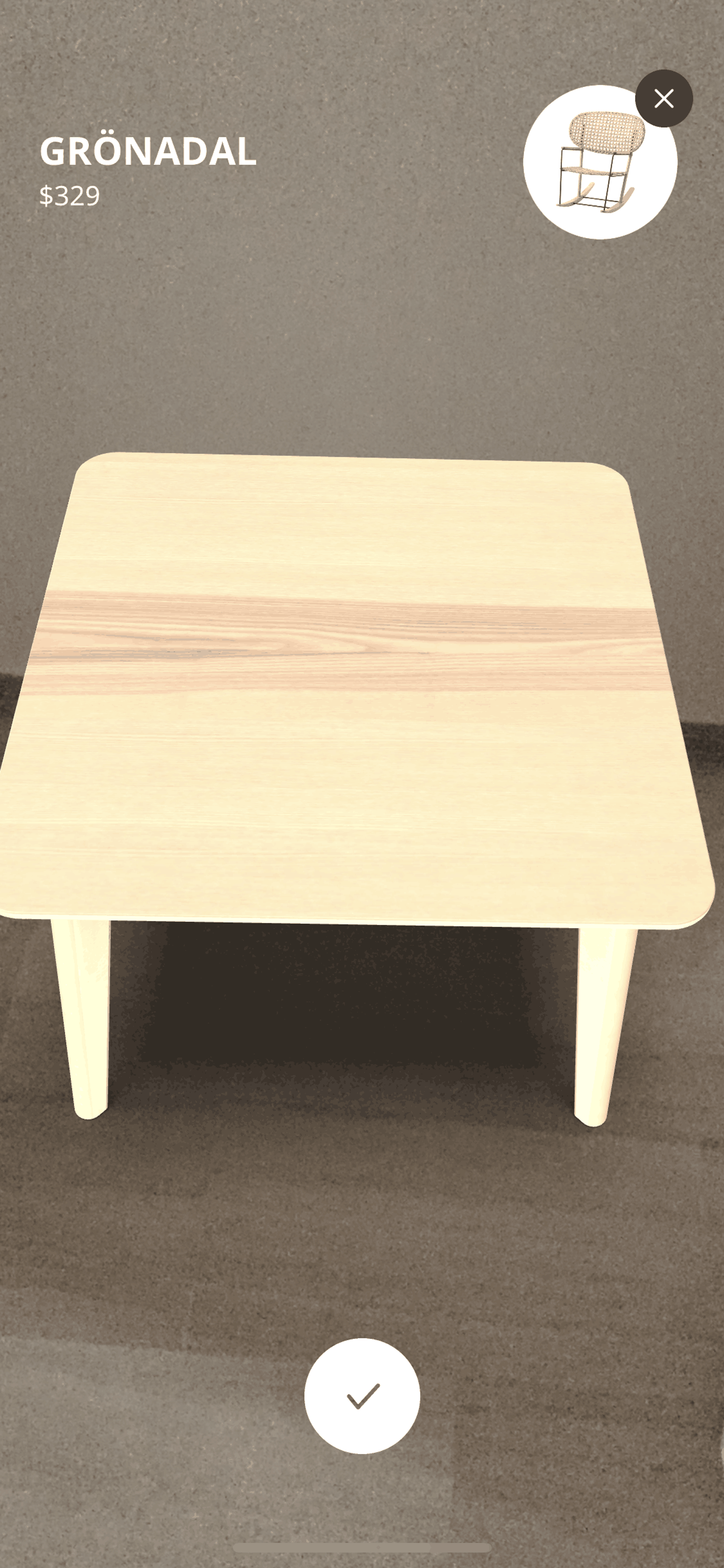 IKEA Place iOS Lifestyle interface screenshot 20