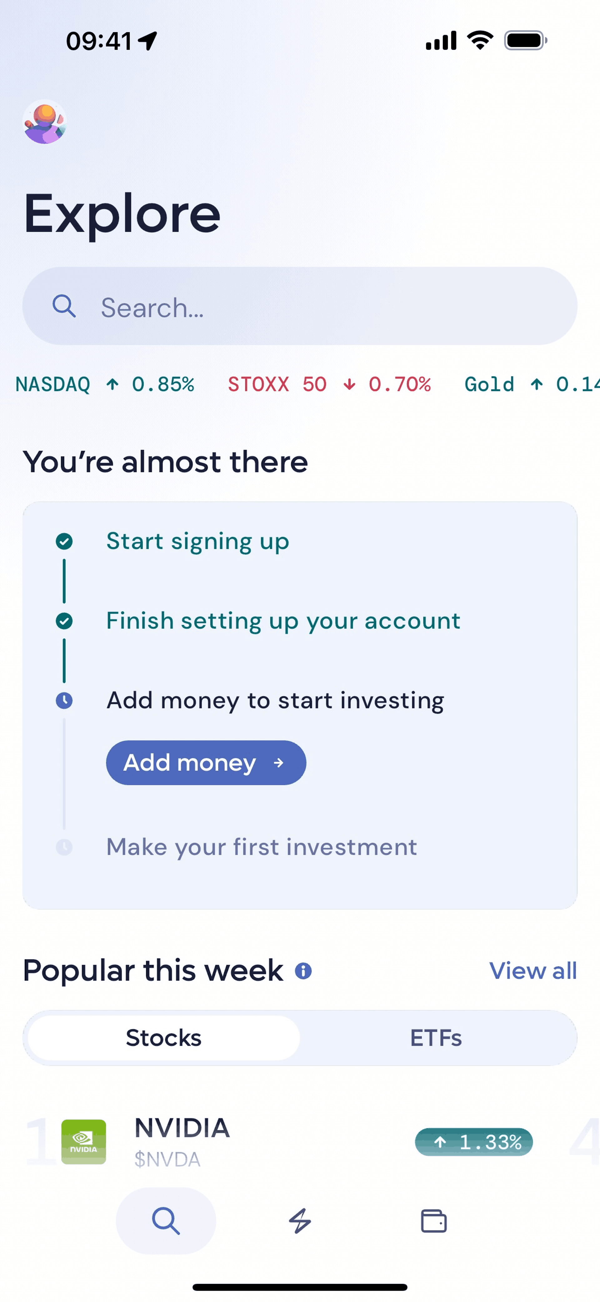 Lightyear iOS Finance interface screenshot 14