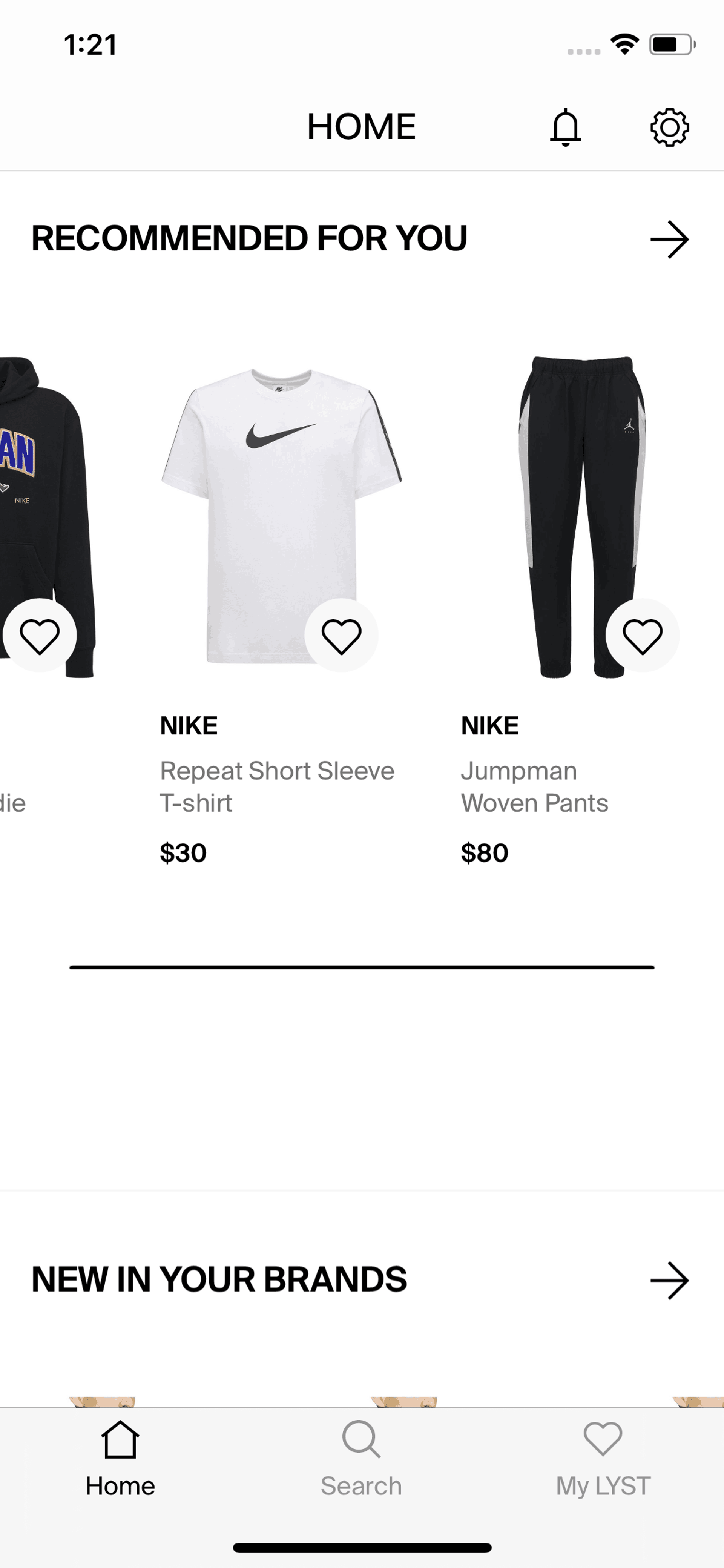 Lyst iOS Shopping interface screenshot 19