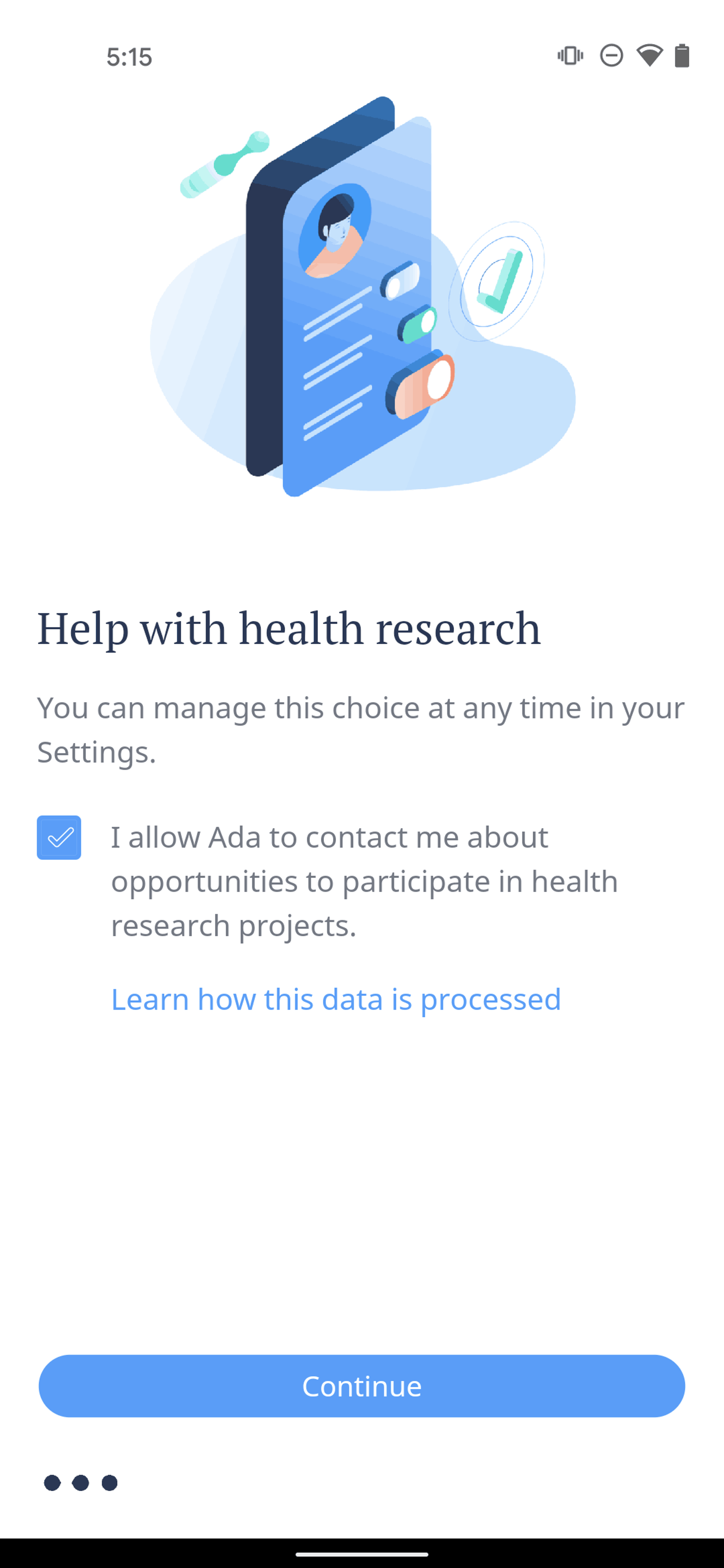 Ada Android Medical interface screenshot 14