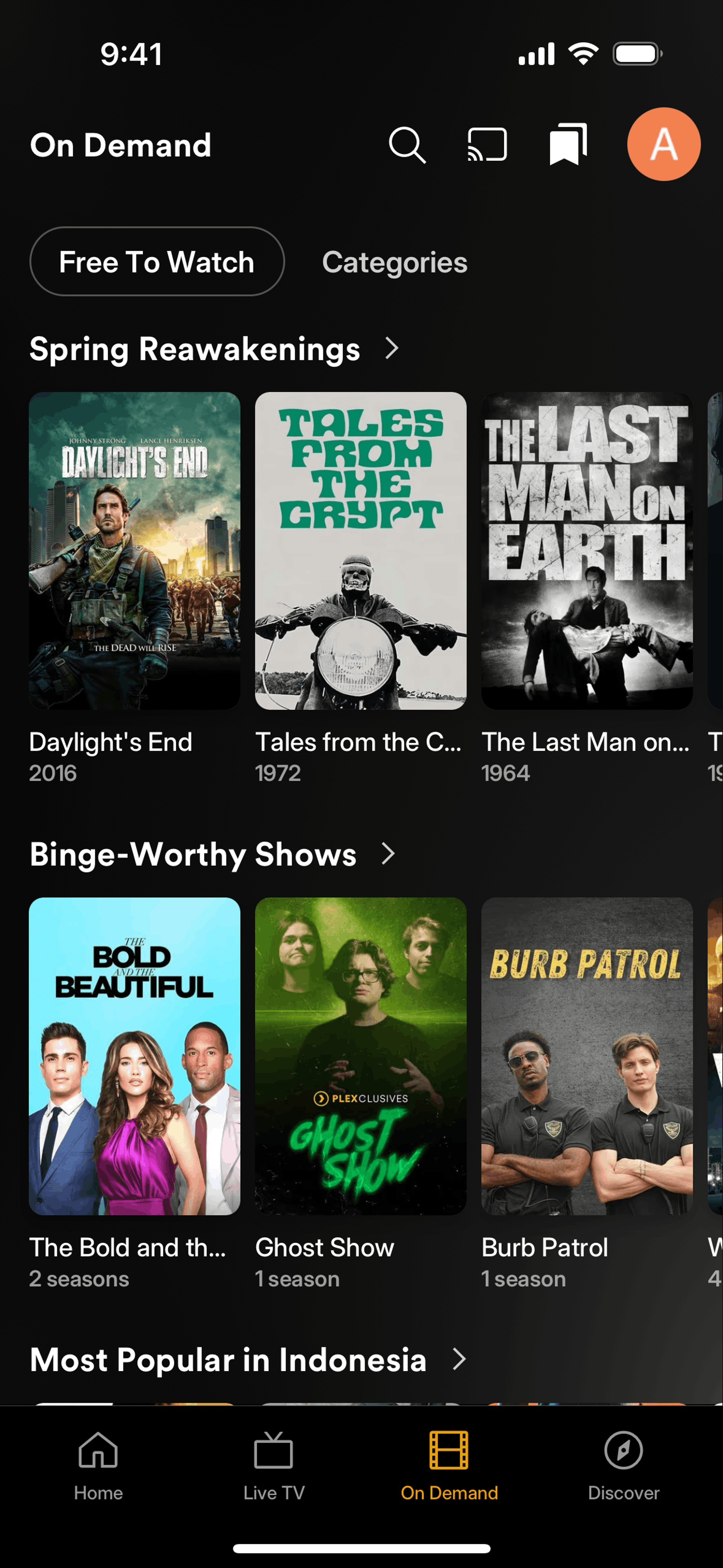 Plex iOS Entertainment interface screenshot 10