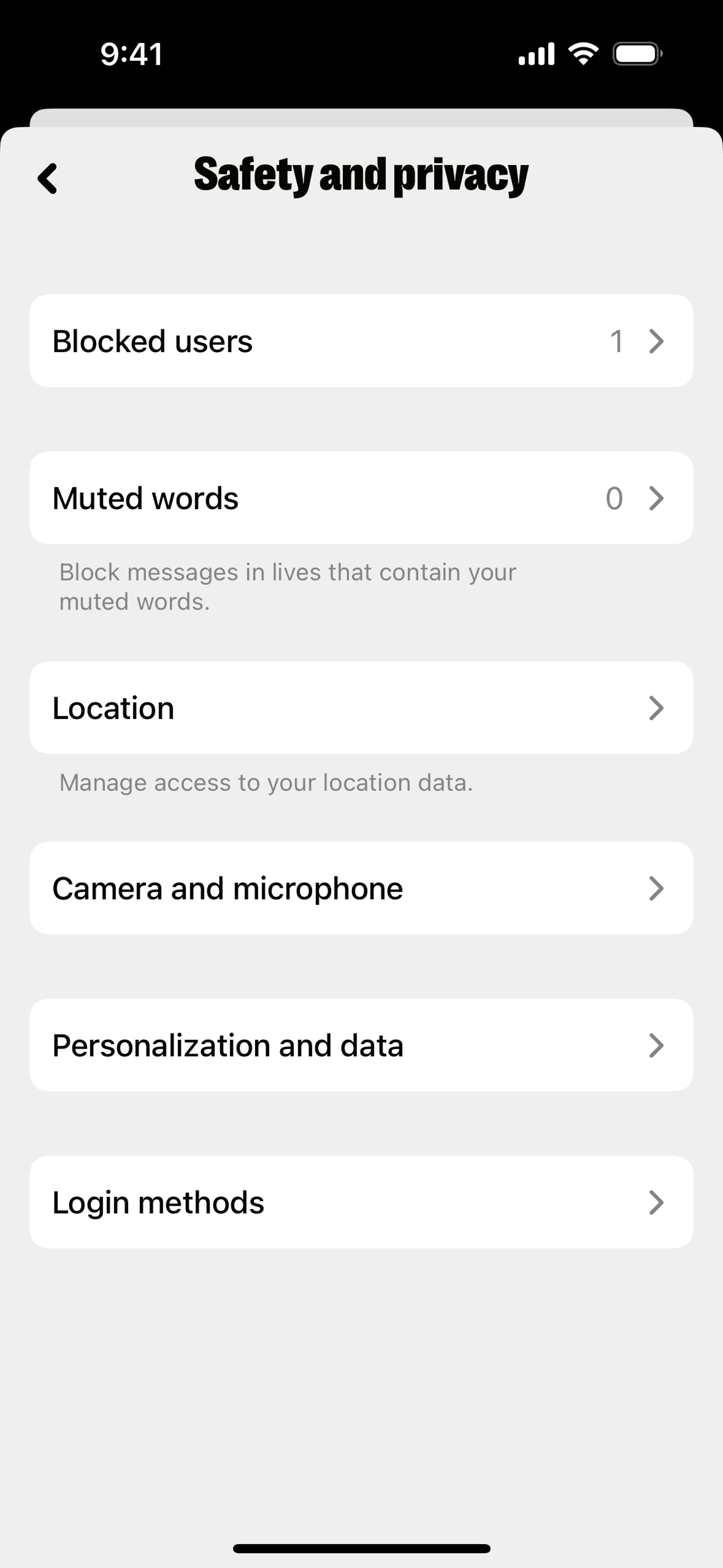 Yubo iOS Social Networking interface screenshot 24