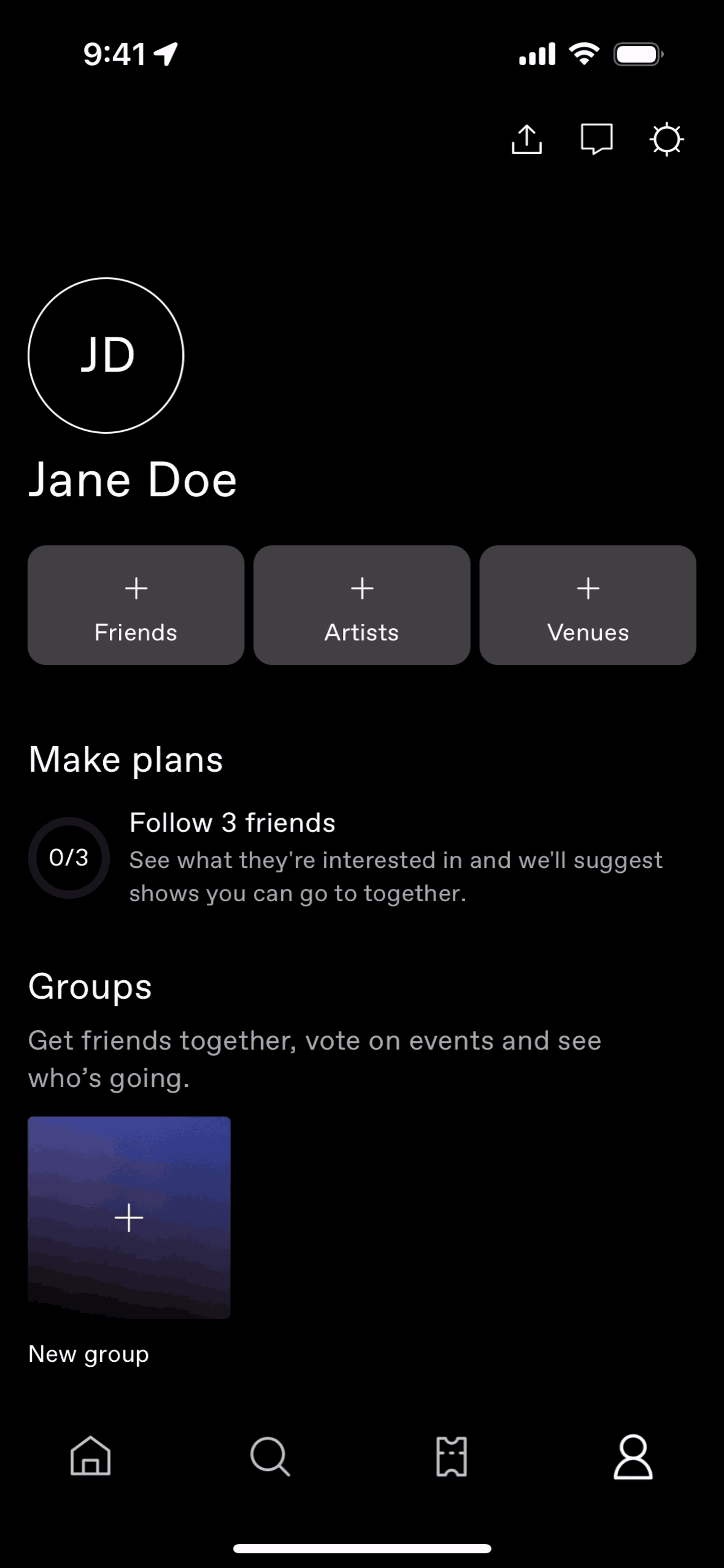DICE iOS Entertainment interface screenshot 5