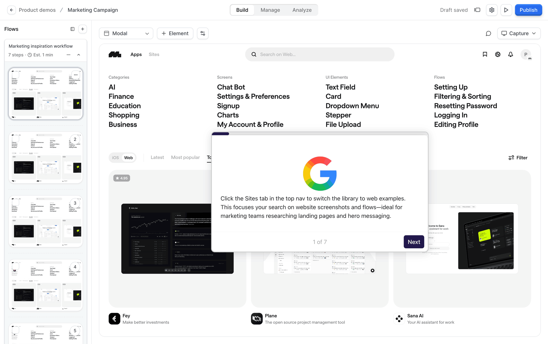 Navattic Web Business interface screenshot 22