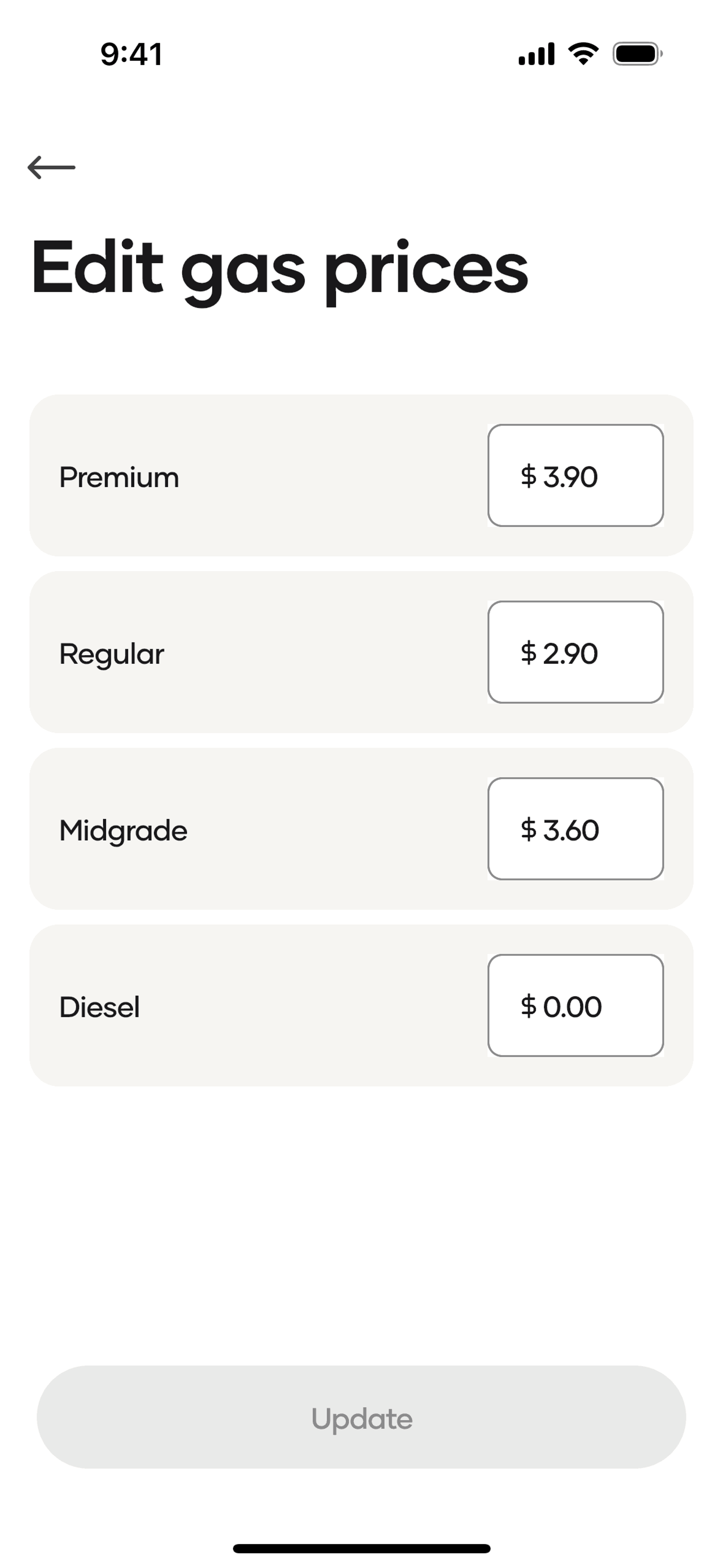 Upside iOS Travel & Transportation interface screenshot 6