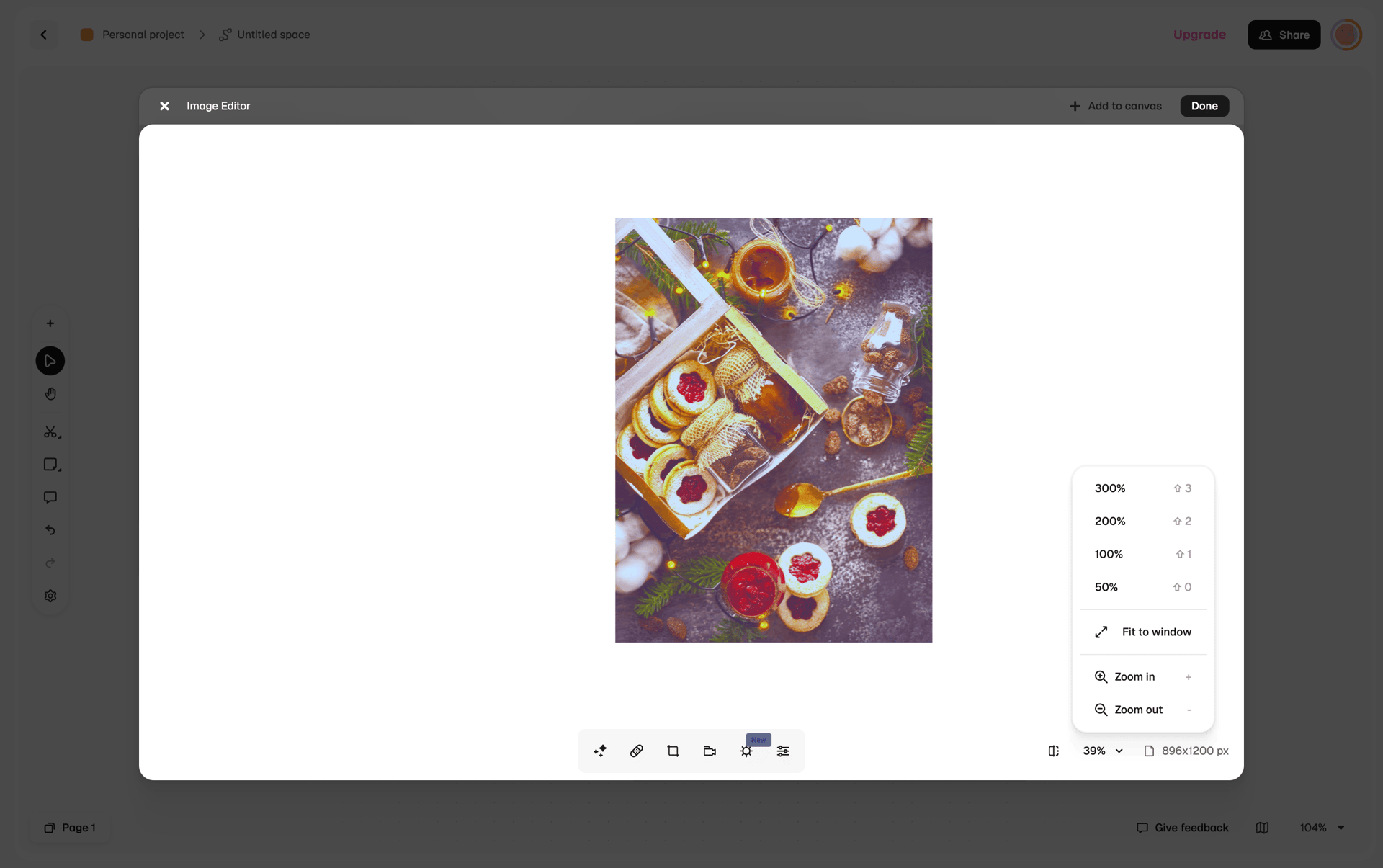 Magnific Web Photo & Video interface screenshot 6