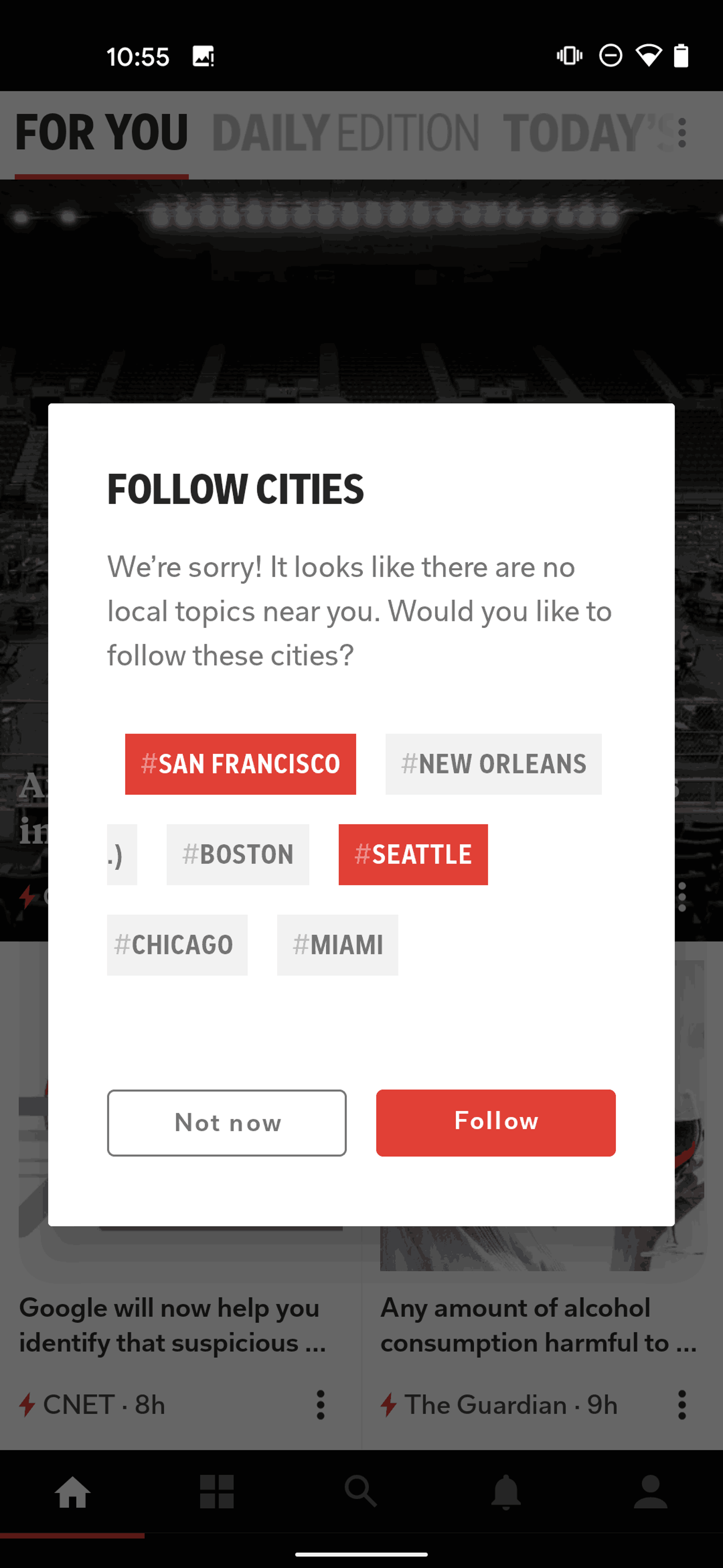 Flipboard Android News interface screenshot 21