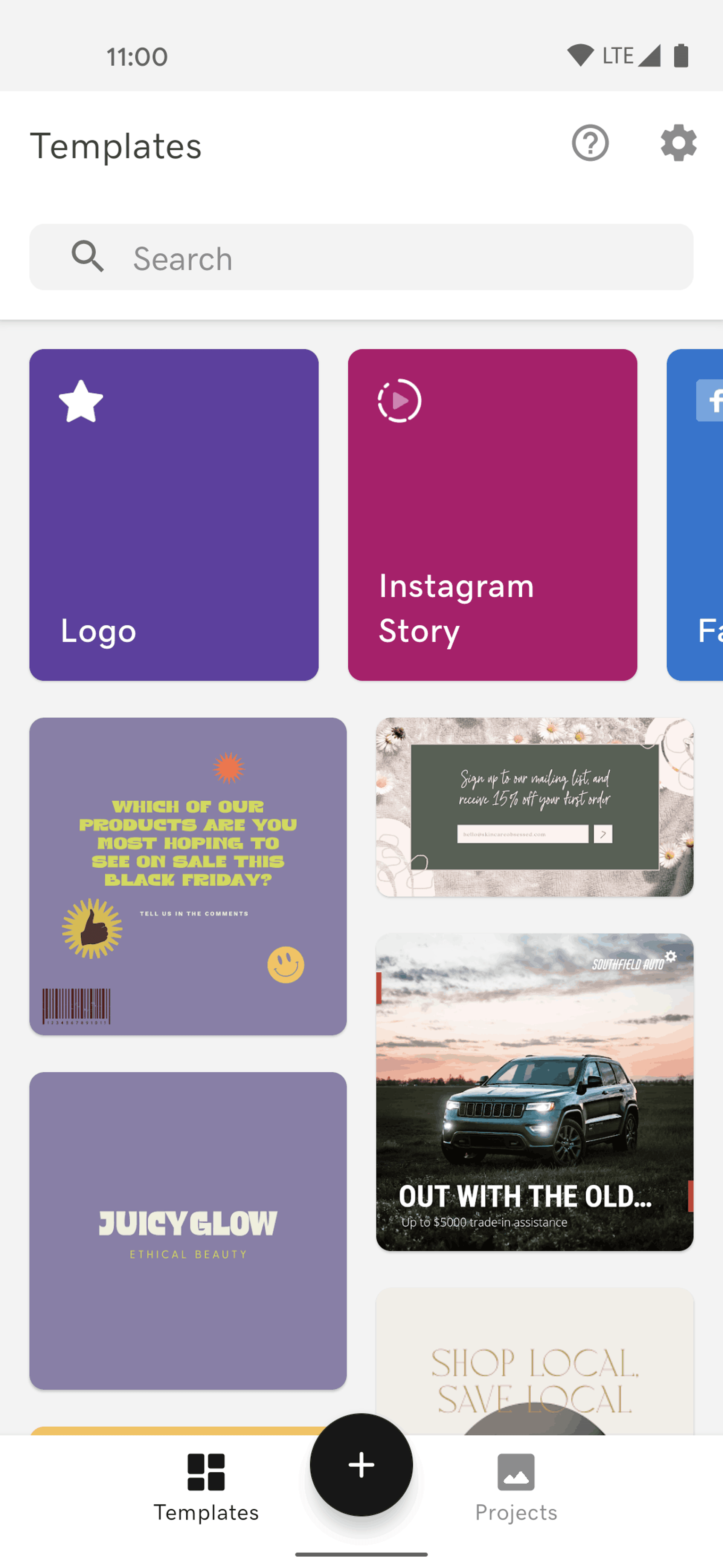 GoDaddy Studio Android Photo & Video interface screenshot 4