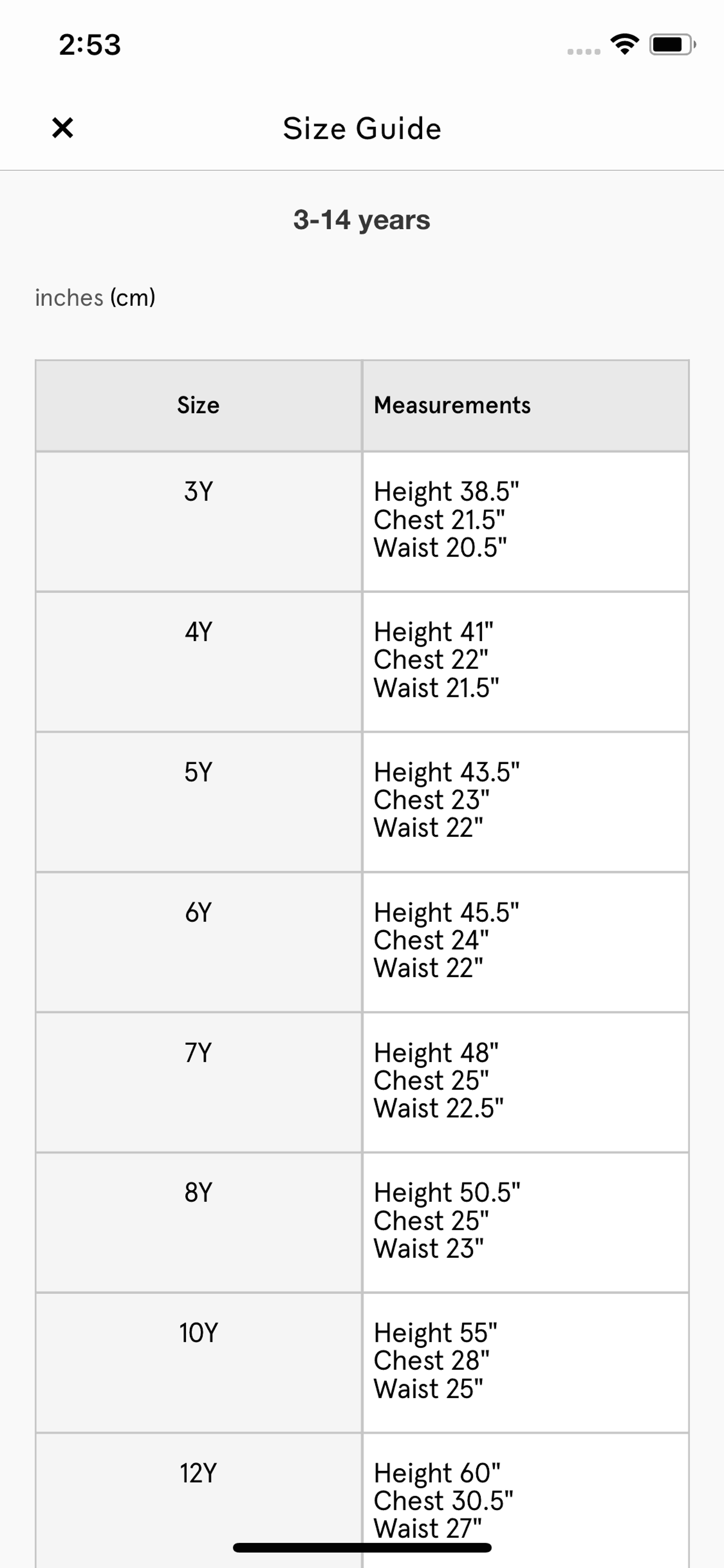 Burberry iOS Shopping interface screenshot 20