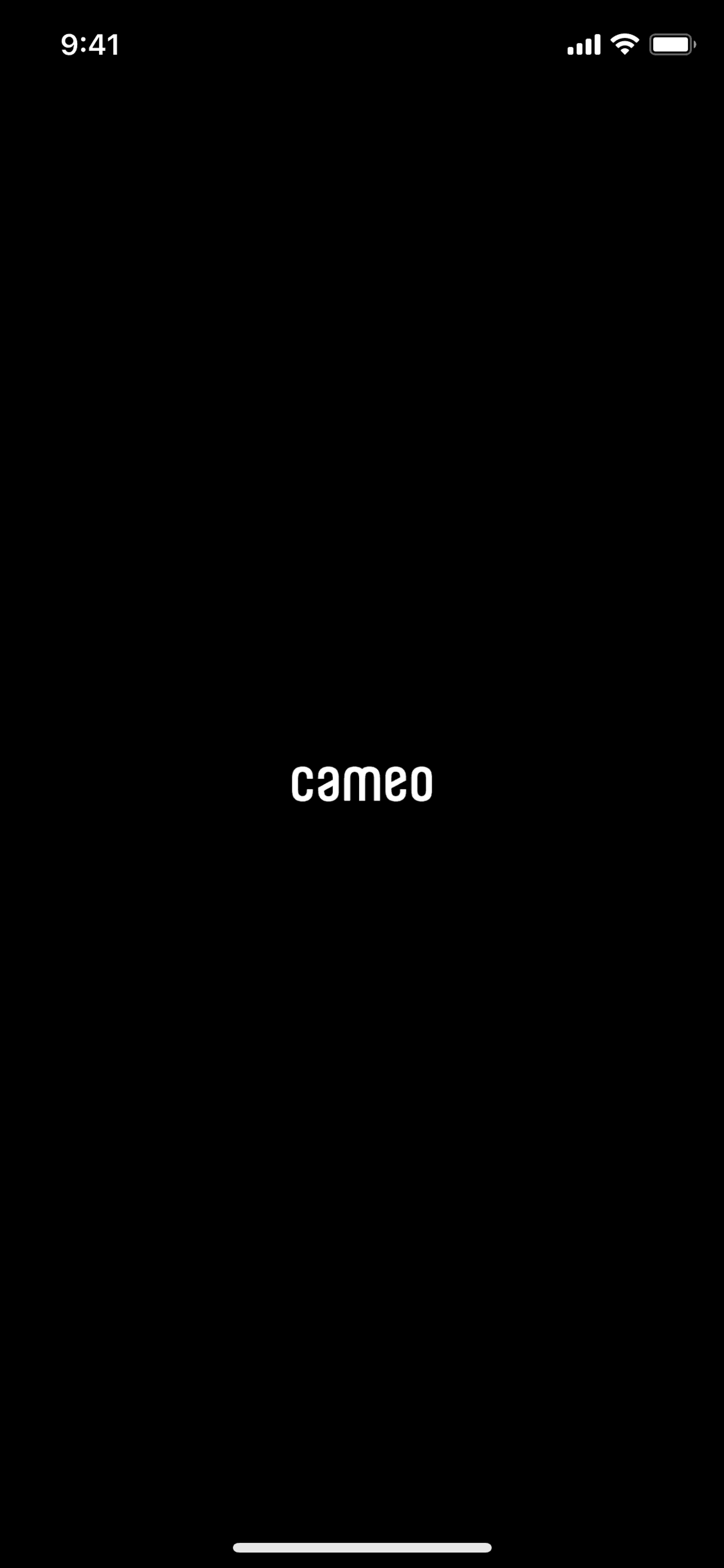Cameo iOS Photo & Video interface screenshot 1