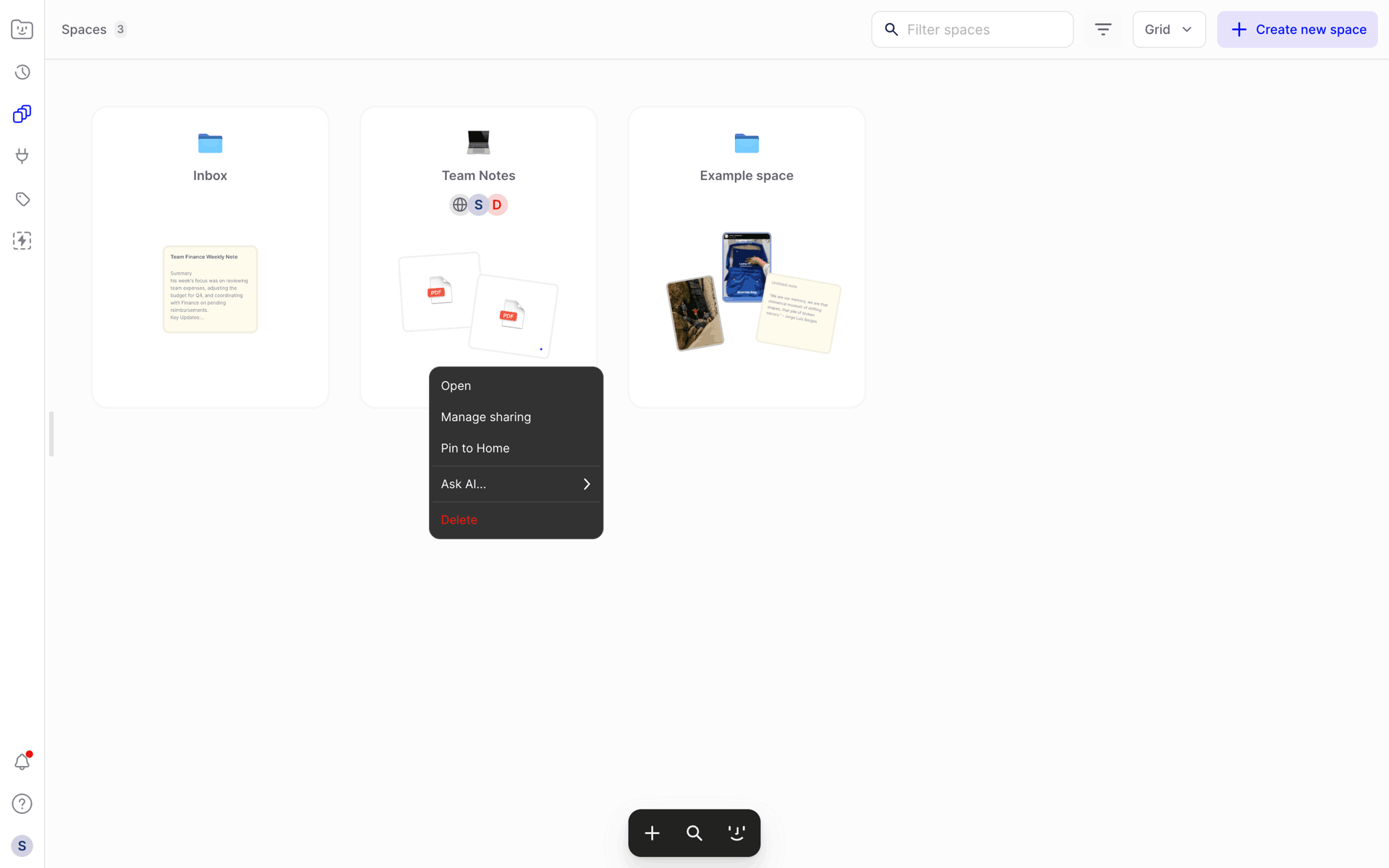 Fabric Web Productivity interface screenshot 15