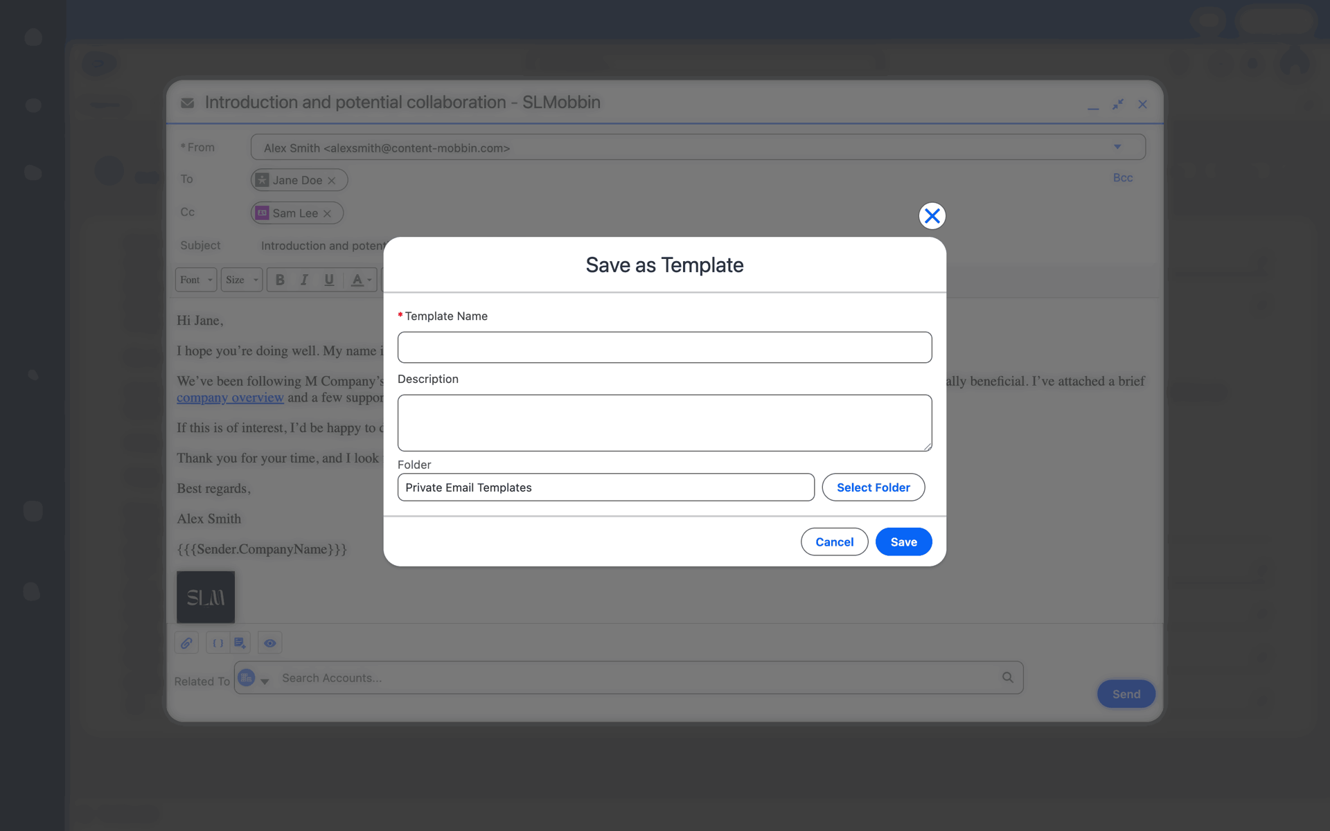 Salesforce Web Business interface screenshot 22