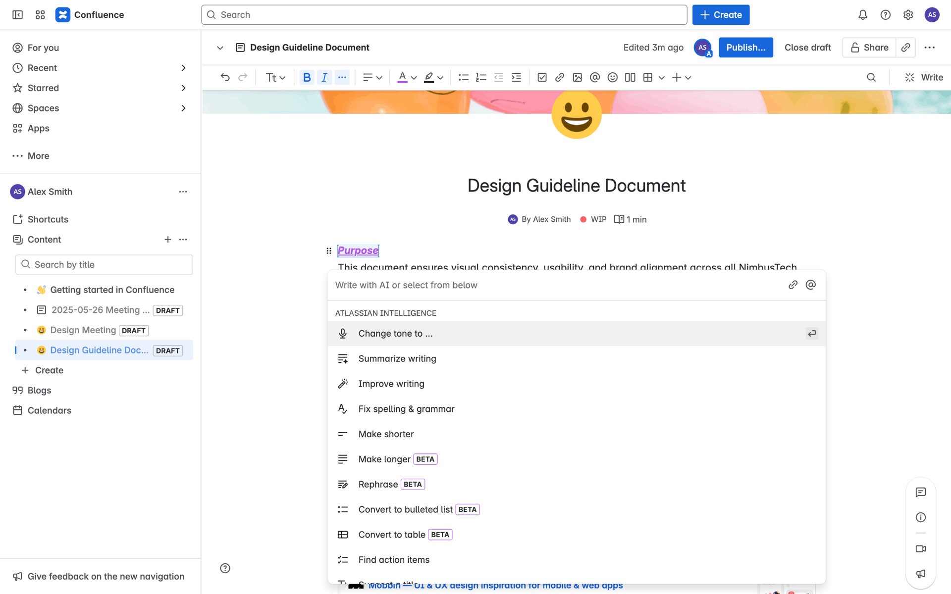 Confluence Web Collaboration interface screenshot 11