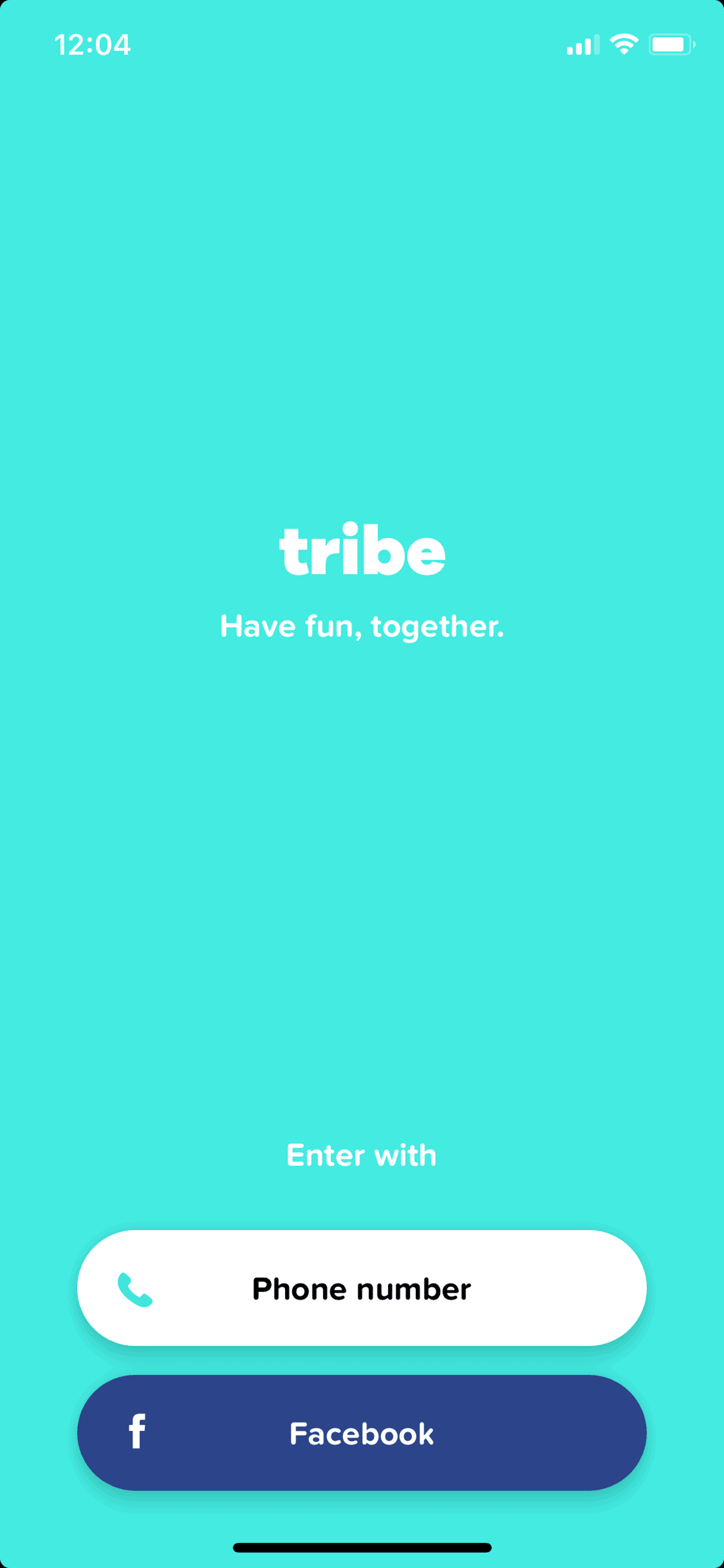 Tribe iOS Social Networking interface screenshot 2