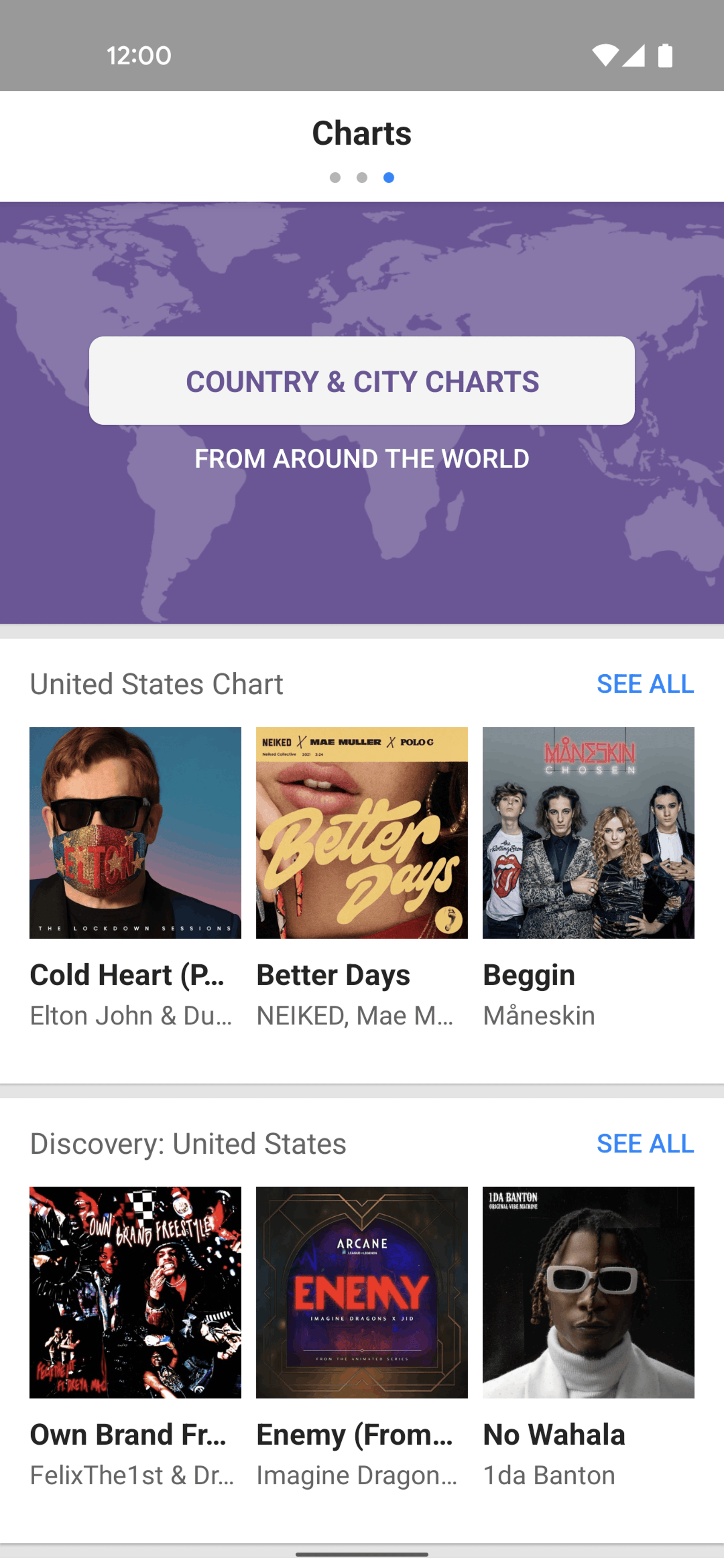 Shazam Android Music & Audio interface screenshot 3