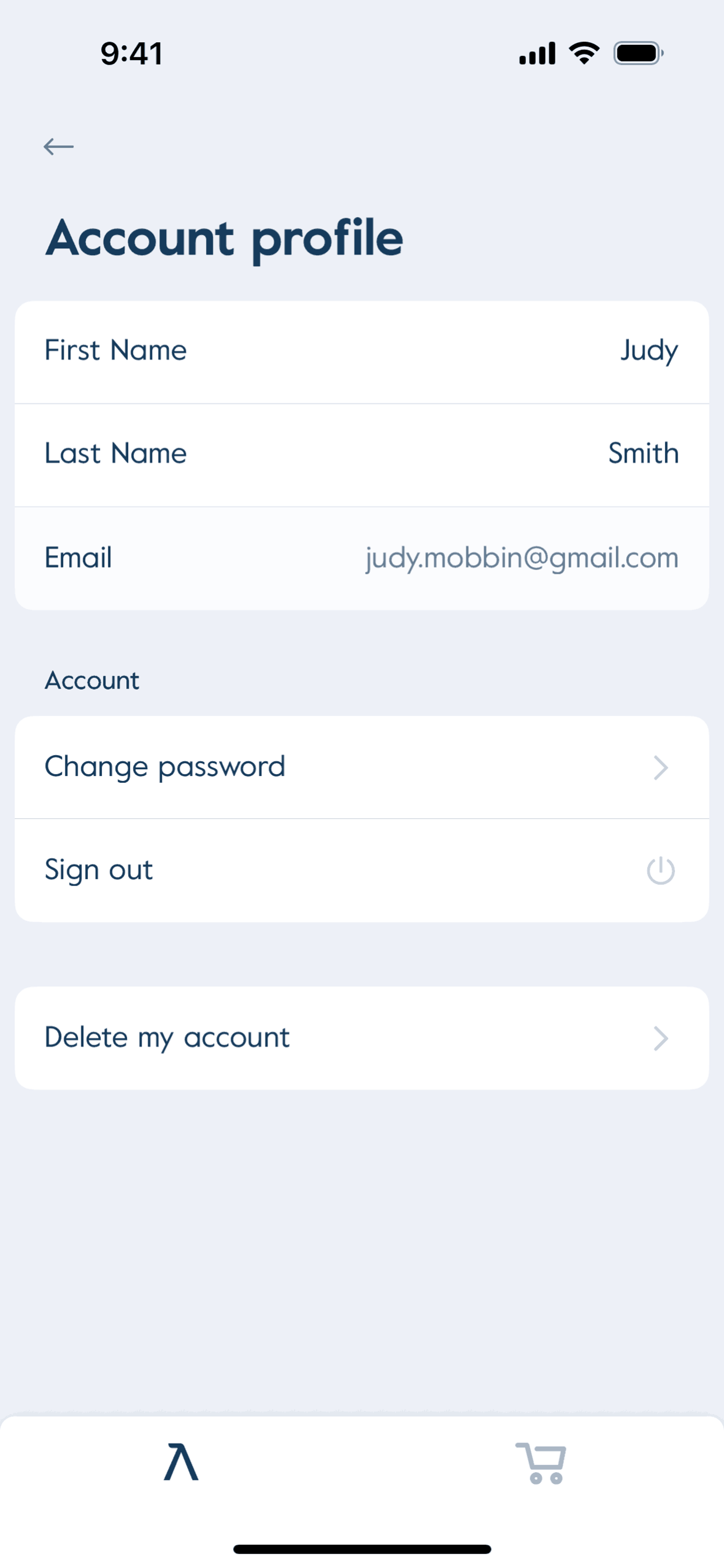LARQ iOS Lifestyle interface screenshot 17
