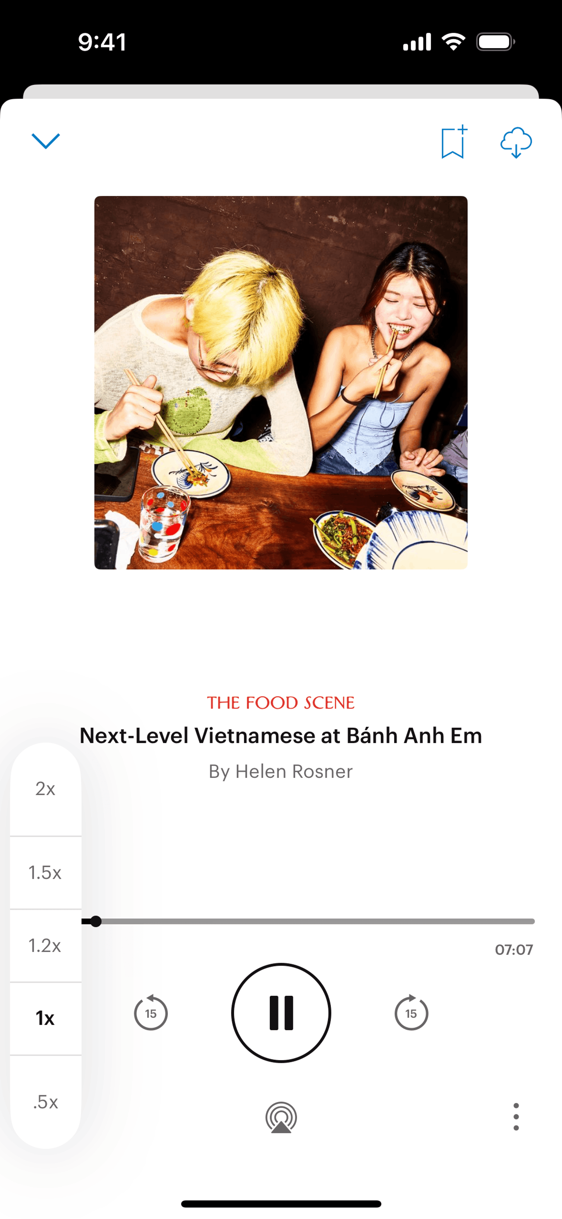 The New Yorker iOS News interface screenshot 13