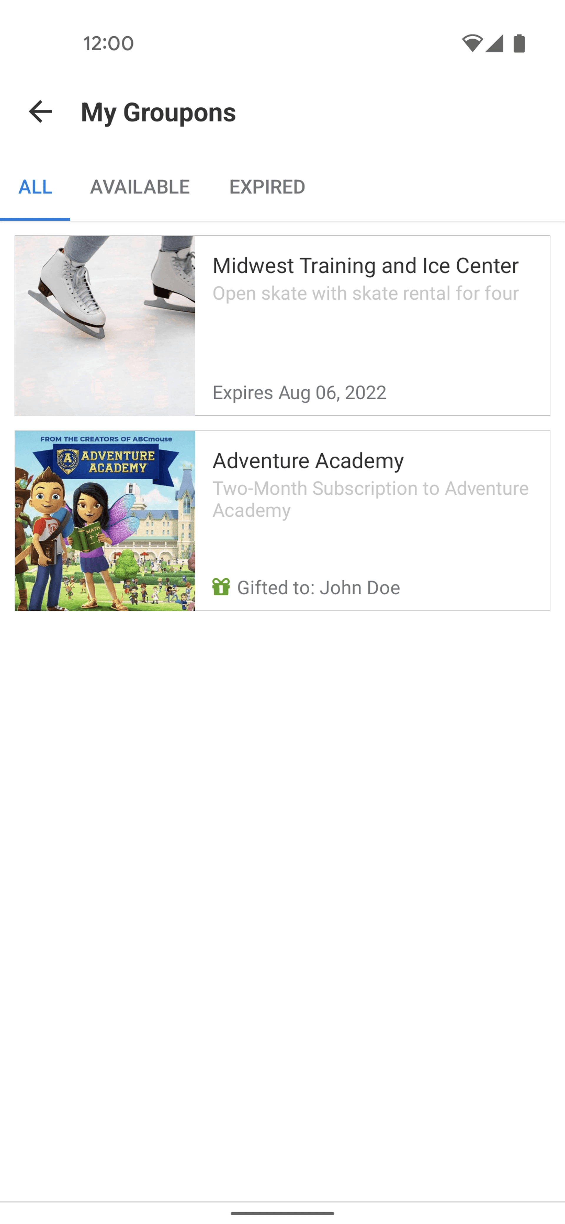 Groupon Android Shopping interface screenshot 10