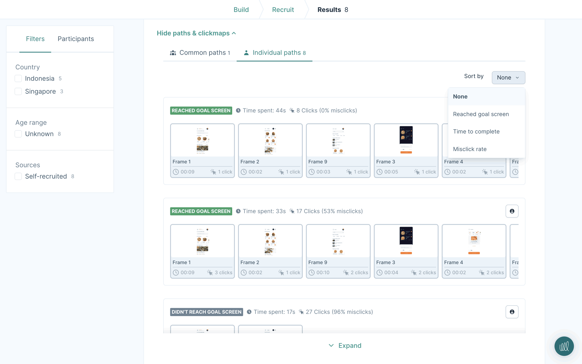 Lyssna Web Business interface screenshot 16