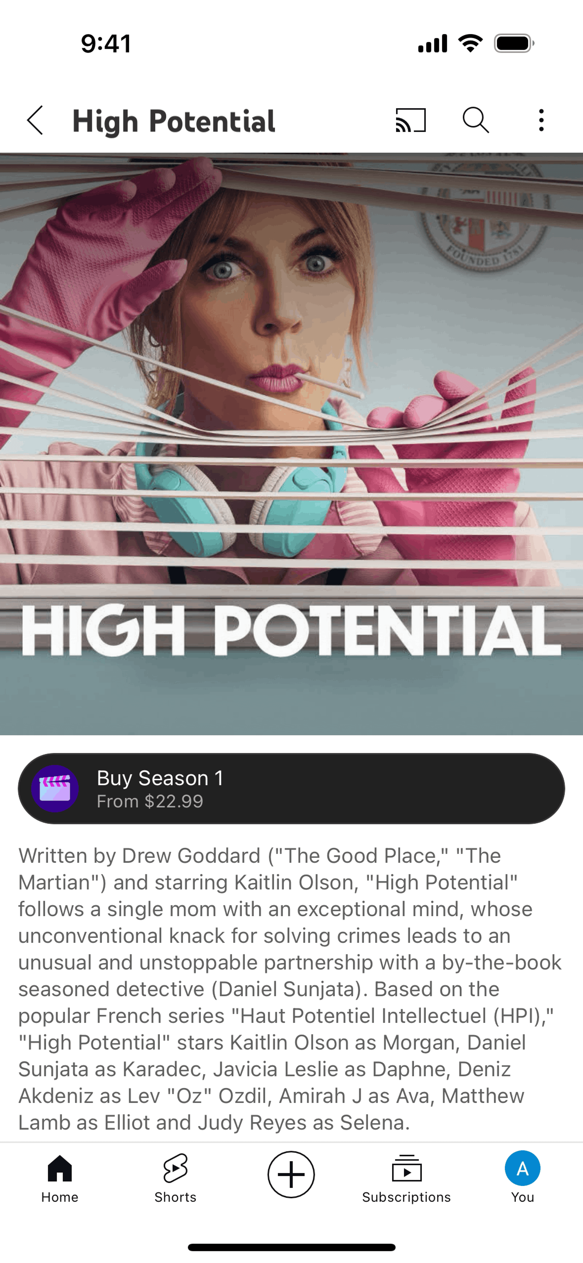 YouTube iOS Photo & Video interface screenshot 22