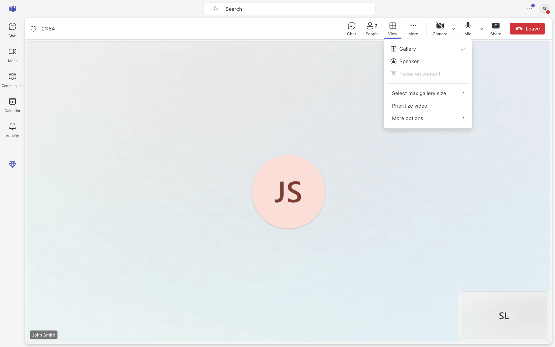 Microsoft Teams Web Business interface screenshot 7