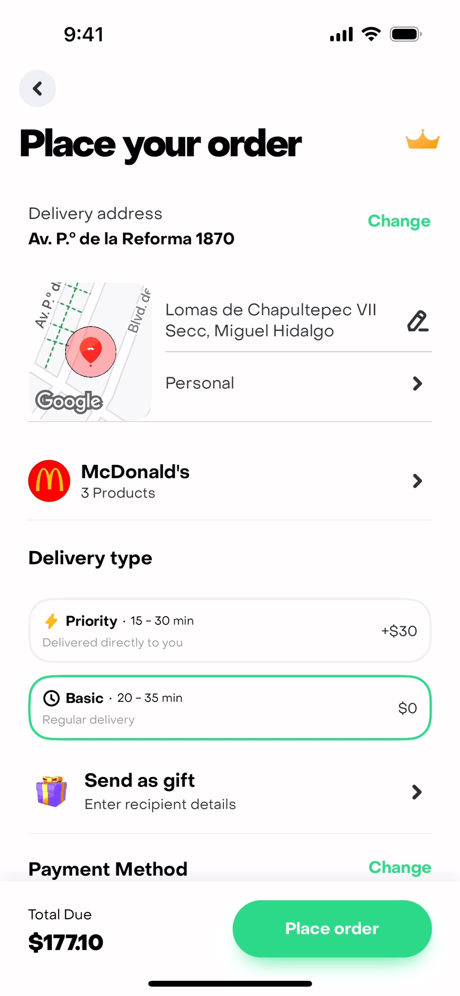 Rappi iOS Food & Drink interface screenshot 17