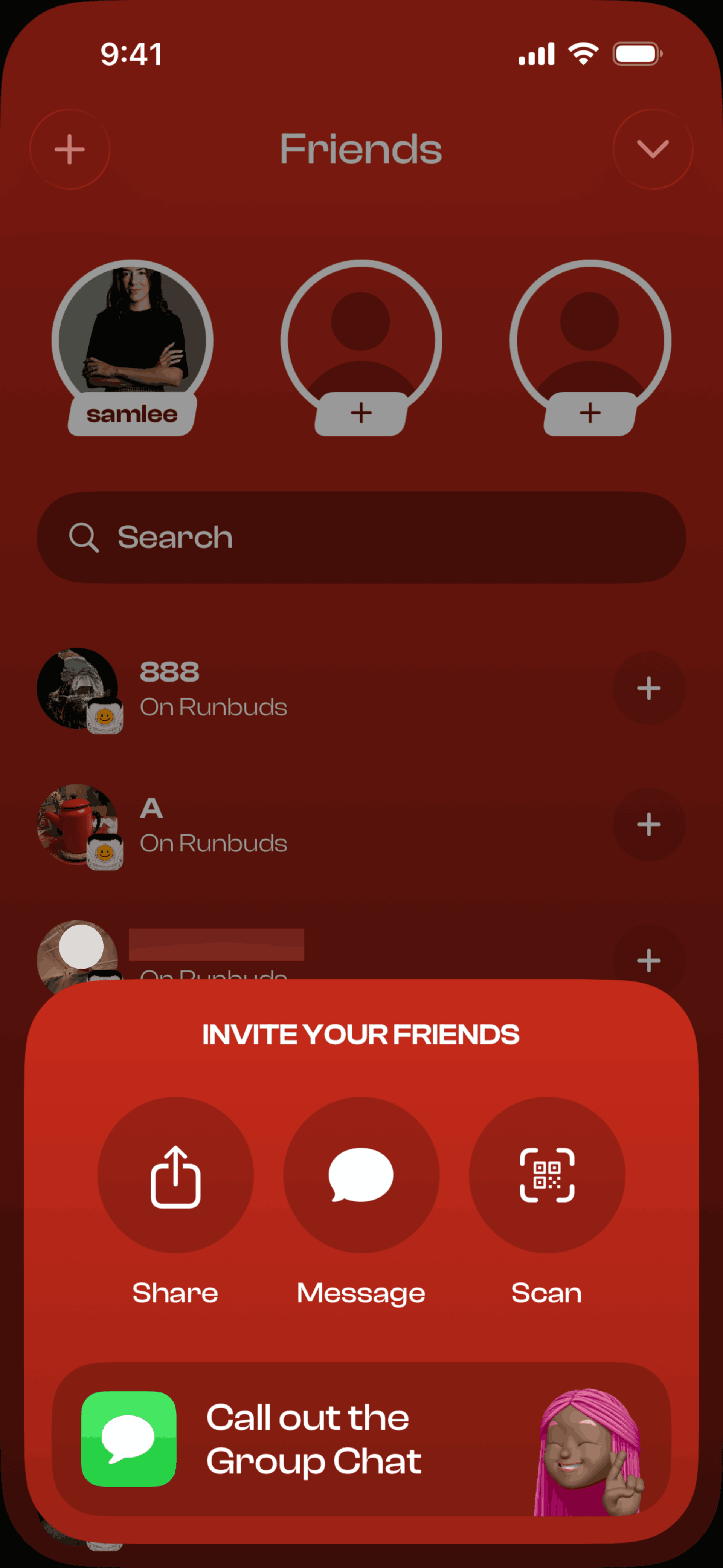 Runbuds iOS Health & Fitness interface screenshot 11