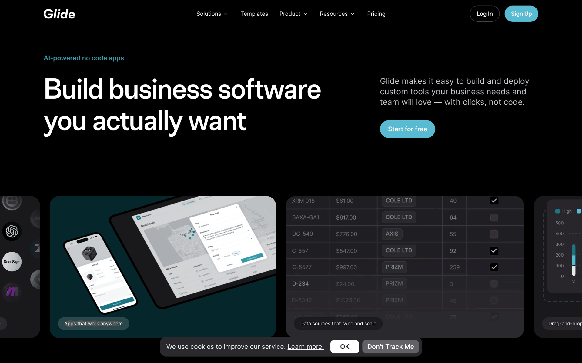 Glide Web Developer Tools interface screenshot 6