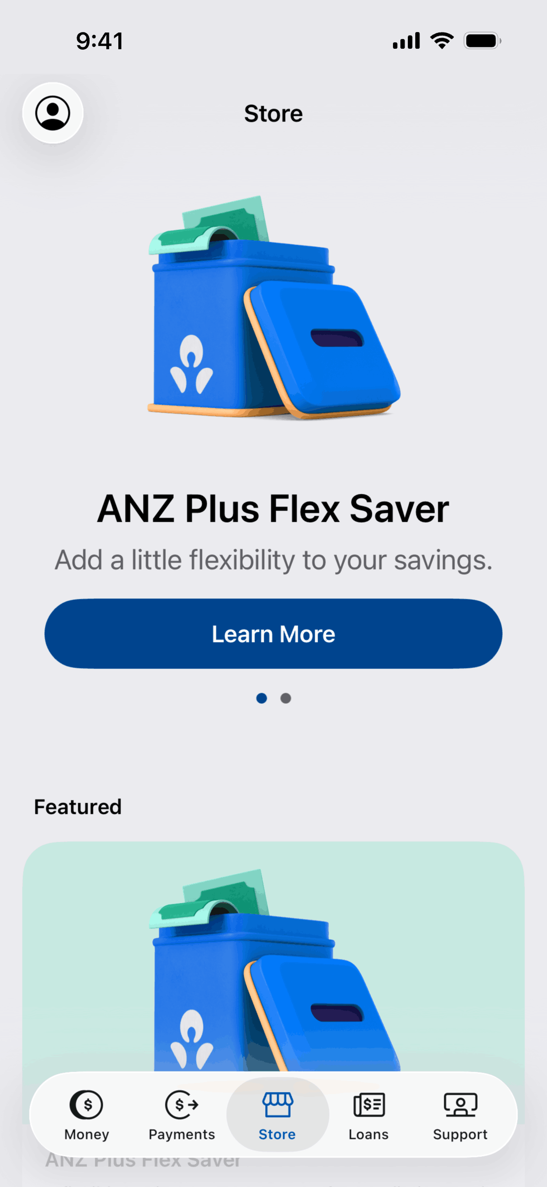 ANZ Plus iOS Finance interface screenshot 20