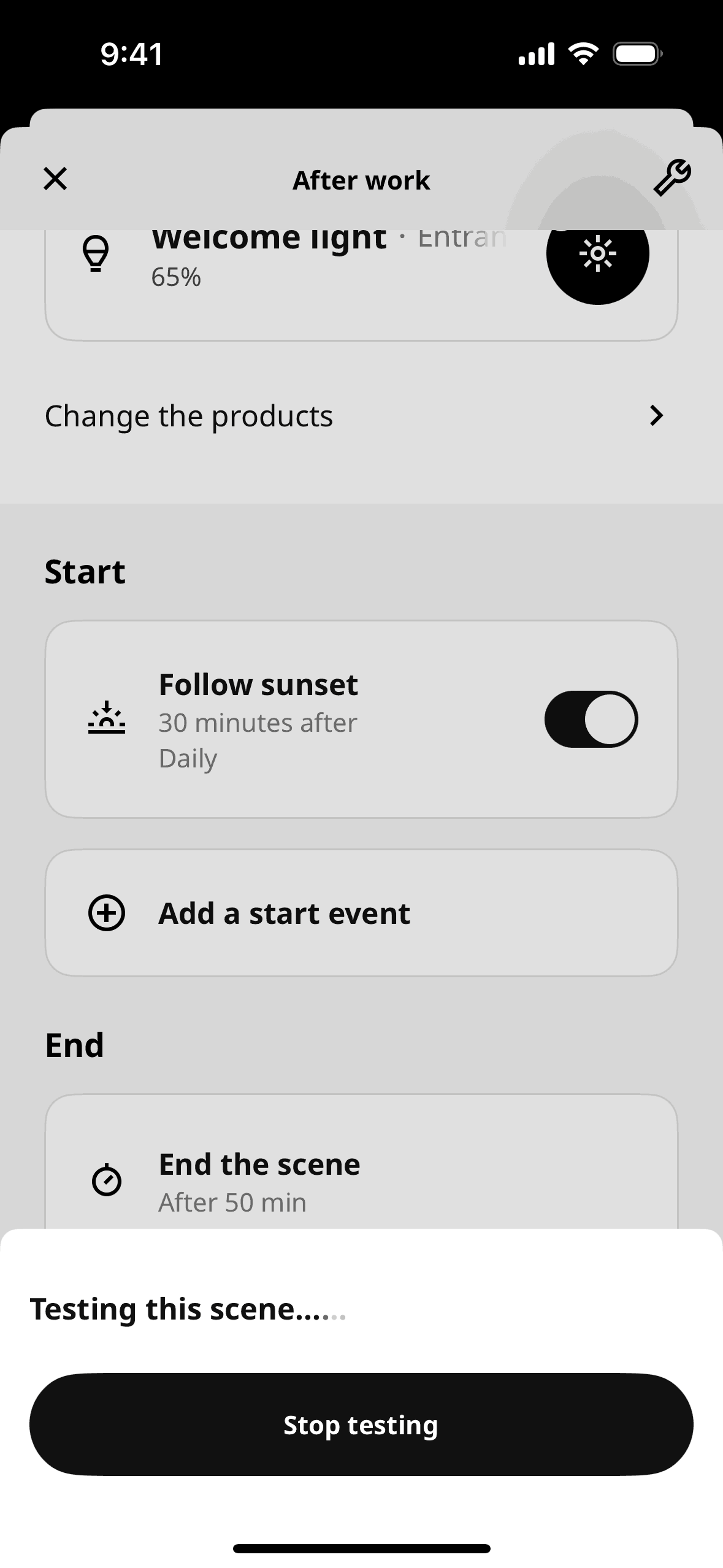 IKEA Home smart iOS Utilities interface screenshot 23