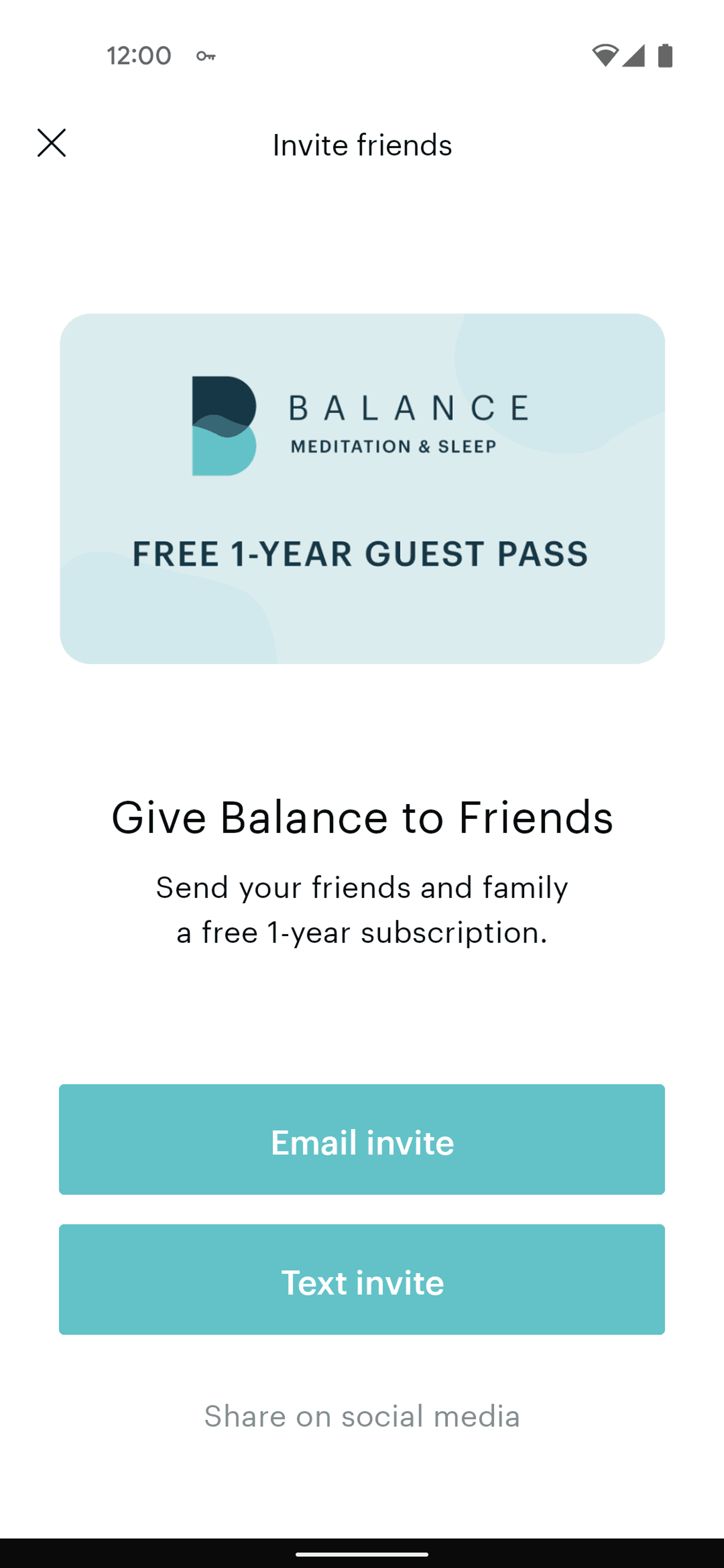 Balance Android Health & Fitness interface screenshot 19